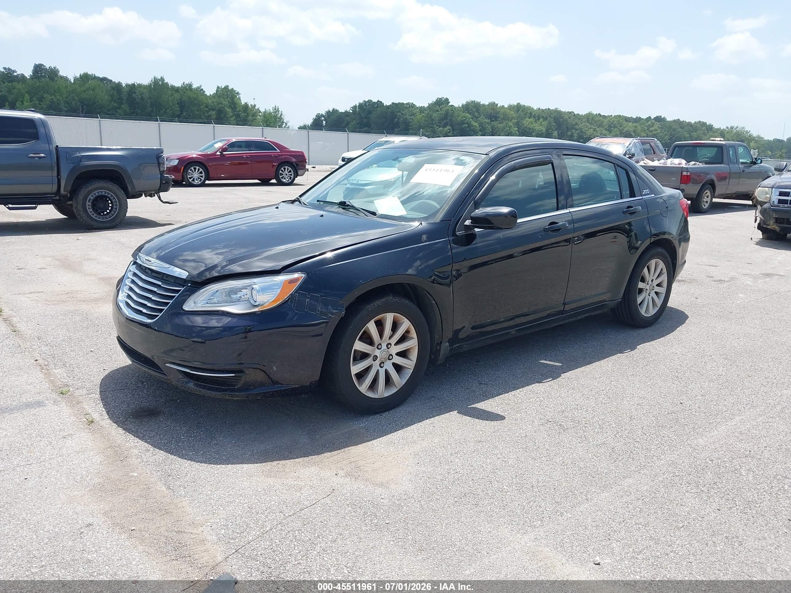 2013 Chrysler 200 Touring Черный vin: 1C3CCBBB9DN579968
