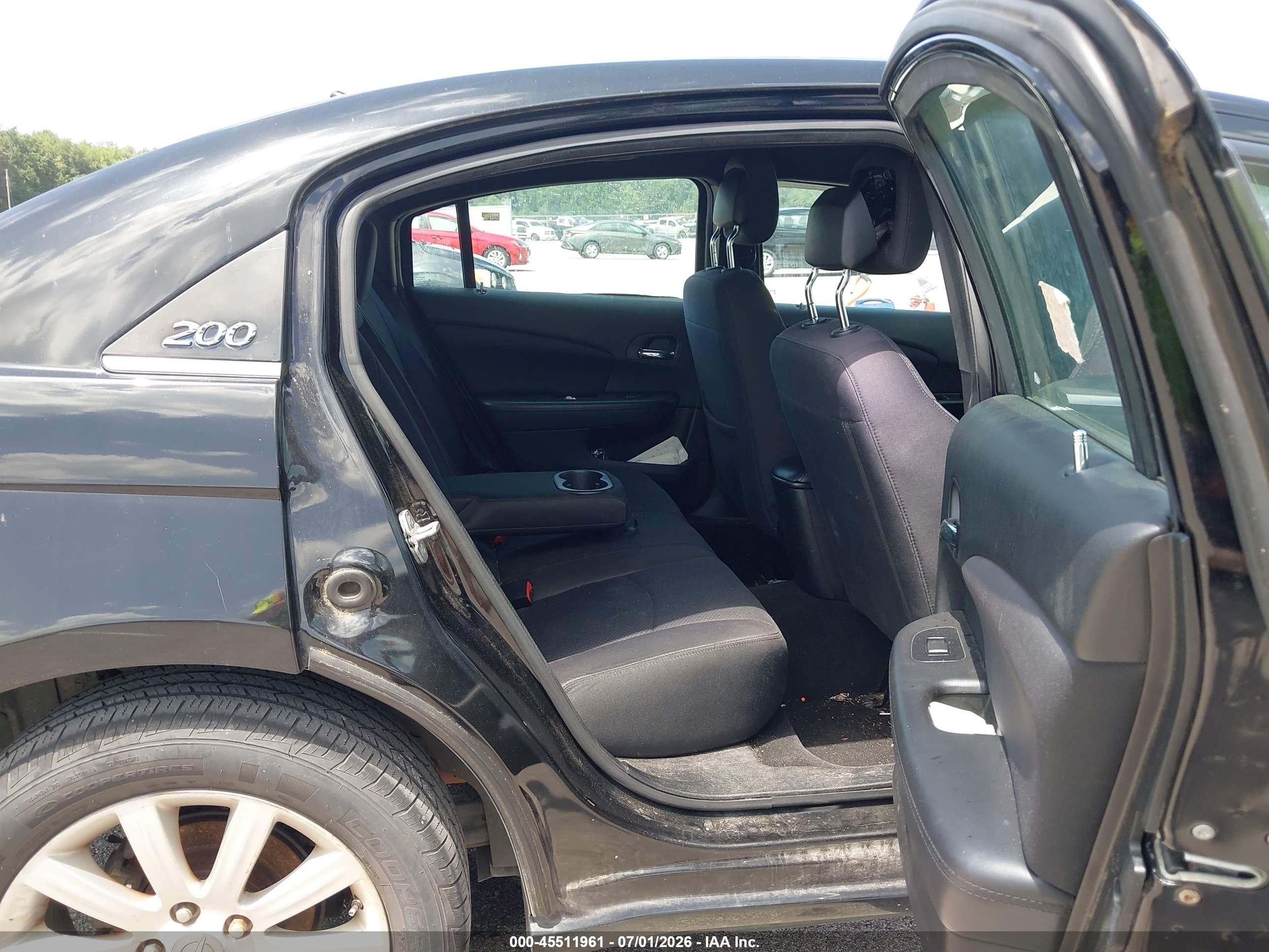 2013 Chrysler 200 Touring Черный vin: 1C3CCBBB9DN579968