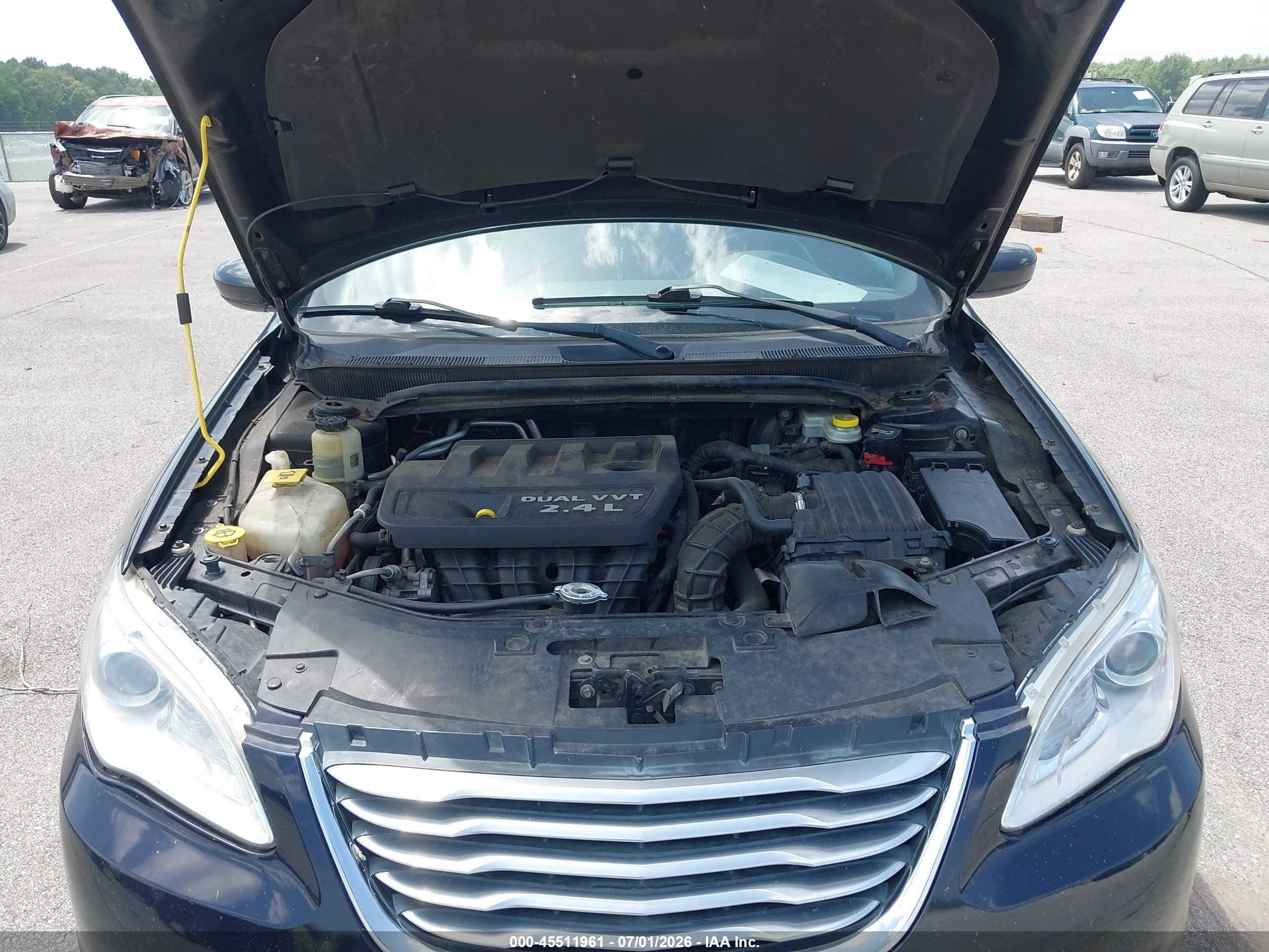 2013 Chrysler 200 Touring Черный vin: 1C3CCBBB9DN579968