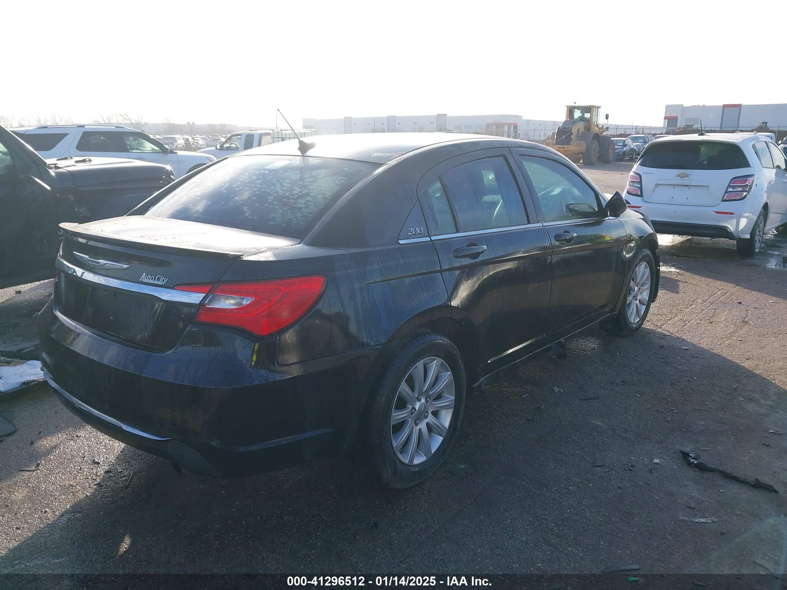 2013 Chrysler 200 Touring Black vin: 1C3CCBBB9DN611897