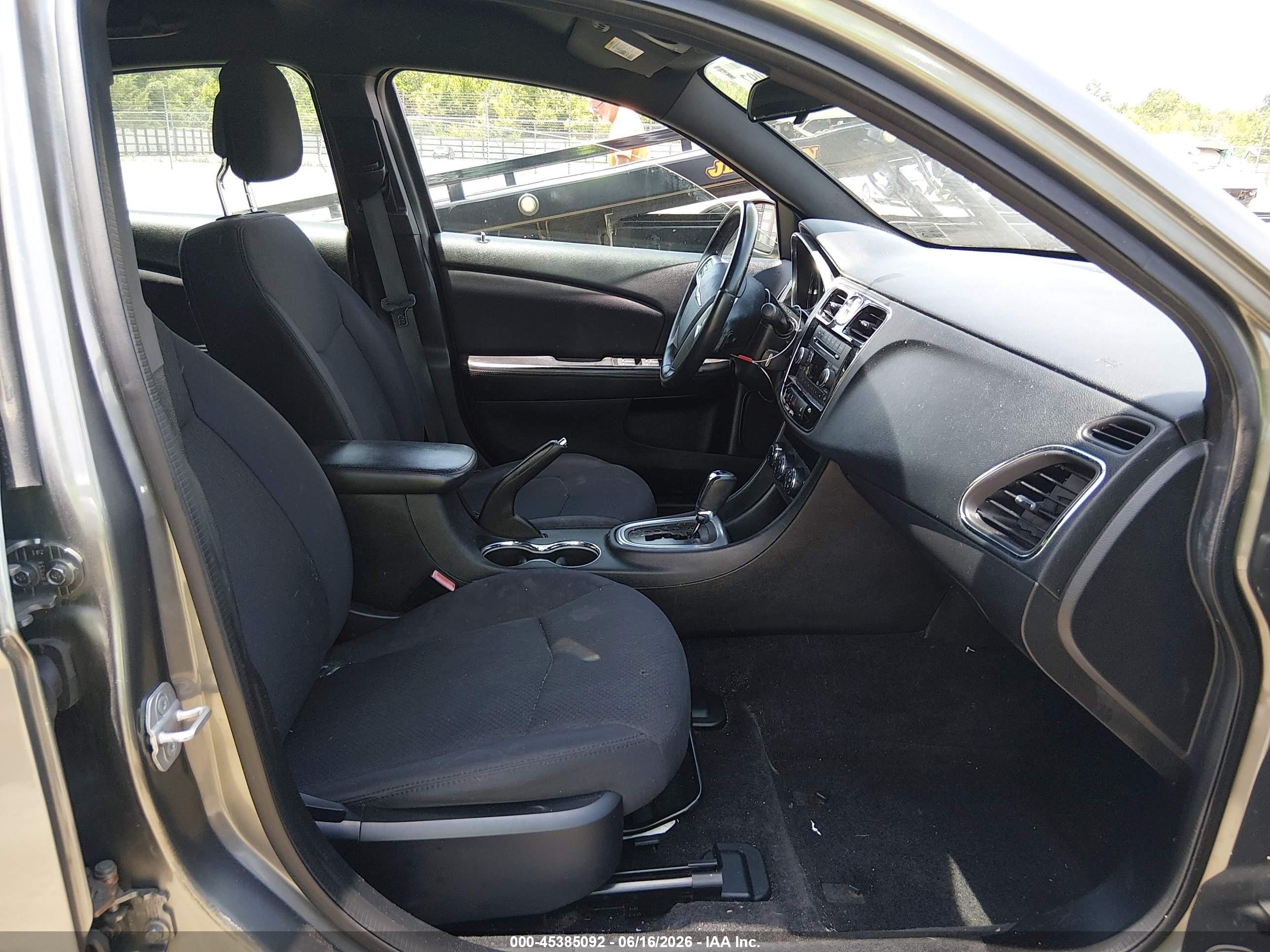 2013 Chrysler 200 Touring Серый vin: 1C3CCBBB9DN654409
