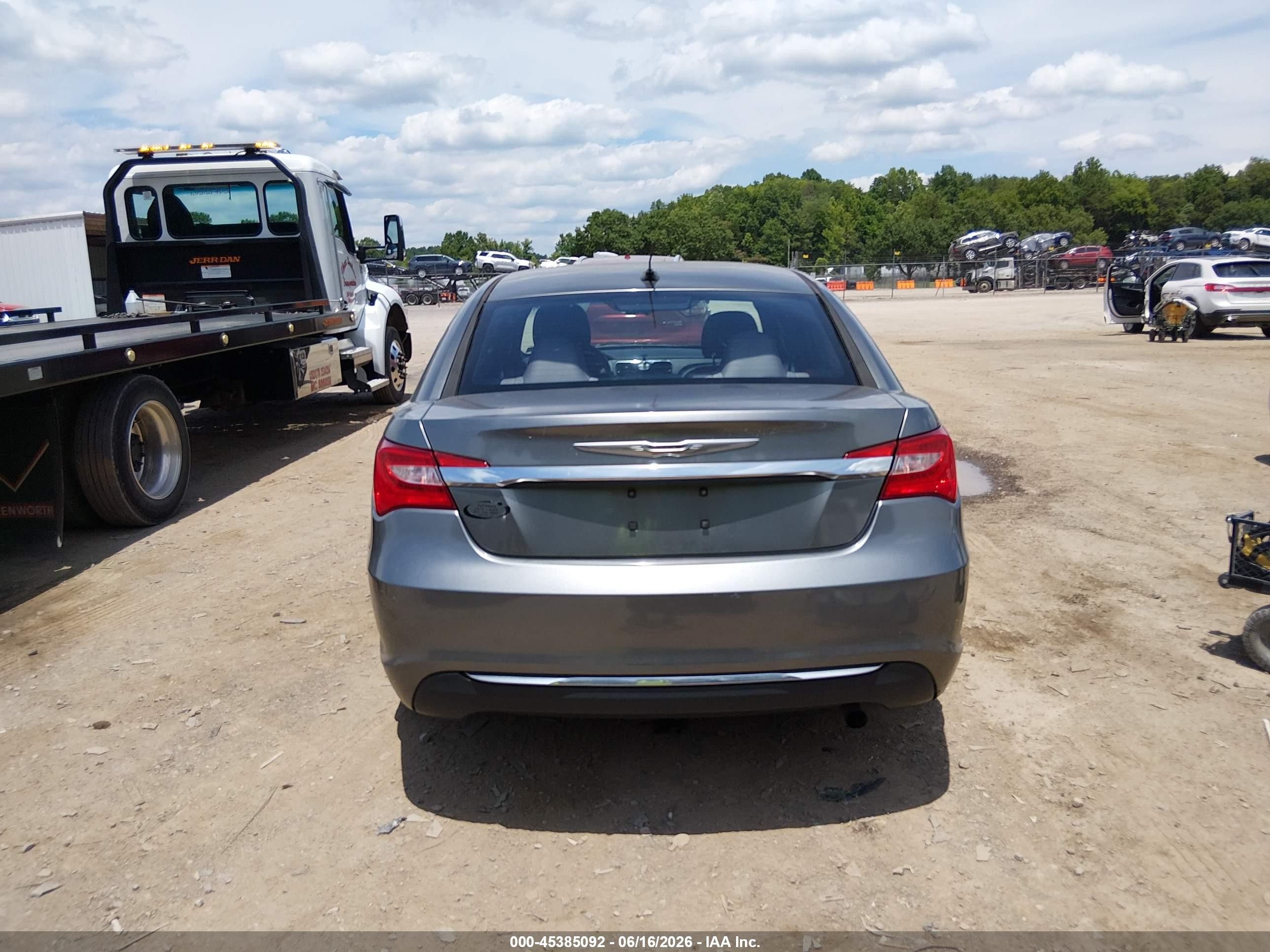 2013 Chrysler 200 Touring Серый vin: 1C3CCBBB9DN654409