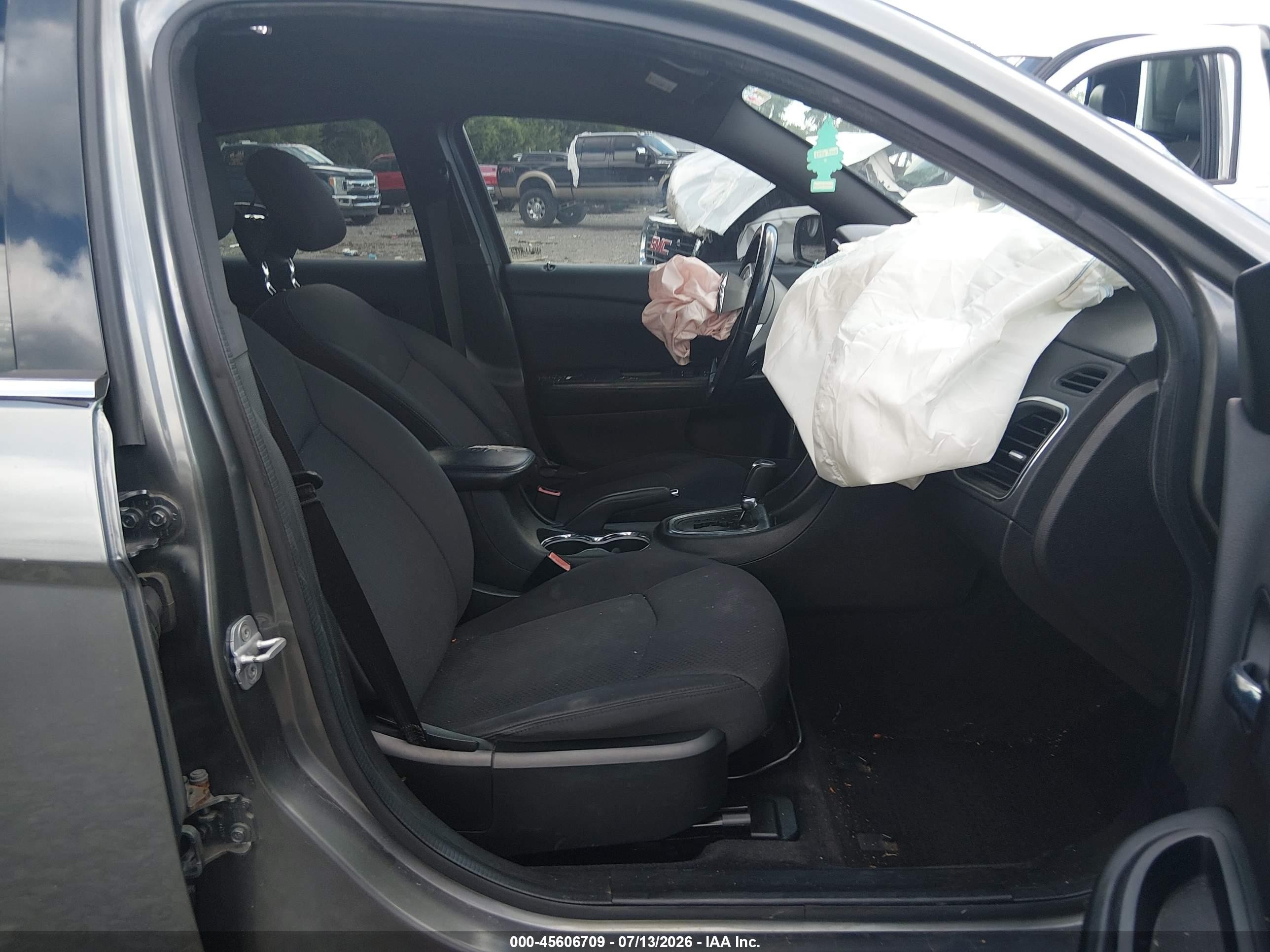 2013 Chrysler 200 Touring Gray vin: 1C3CCBBB9DN696062