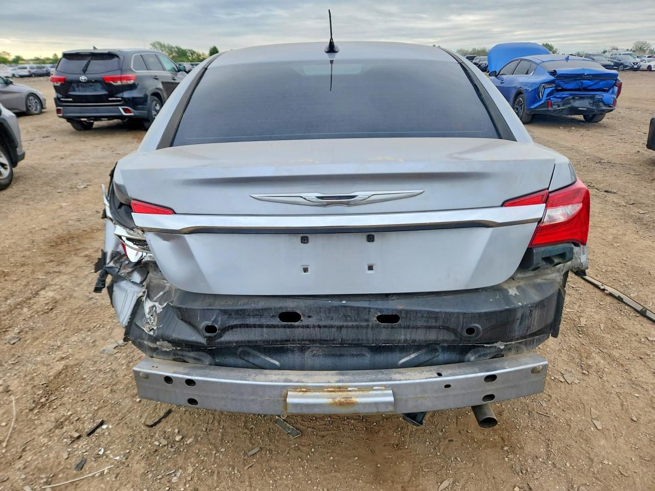 2014 Chrysler 200 Touring Silver vin: 1C3CCBBB9EN128718