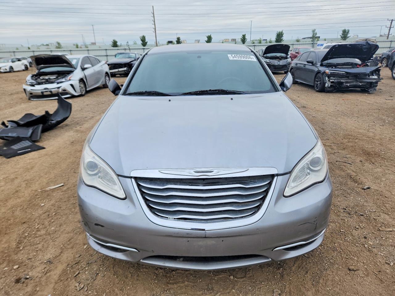 2014 Chrysler 200 Touring Silver vin: 1C3CCBBB9EN128718