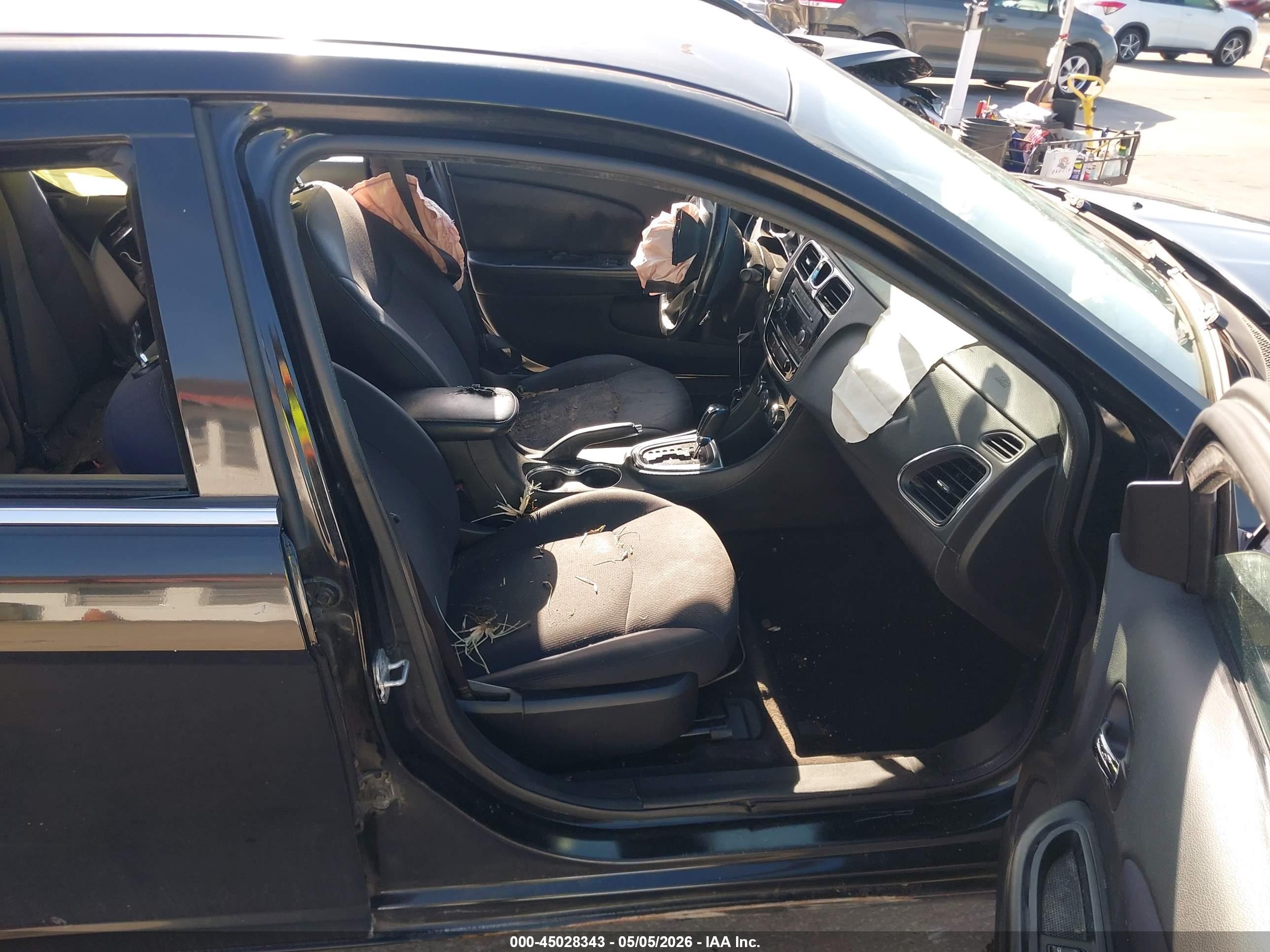 2014 Chrysler 200 Touring Black vin: 1C3CCBBB9EN128895