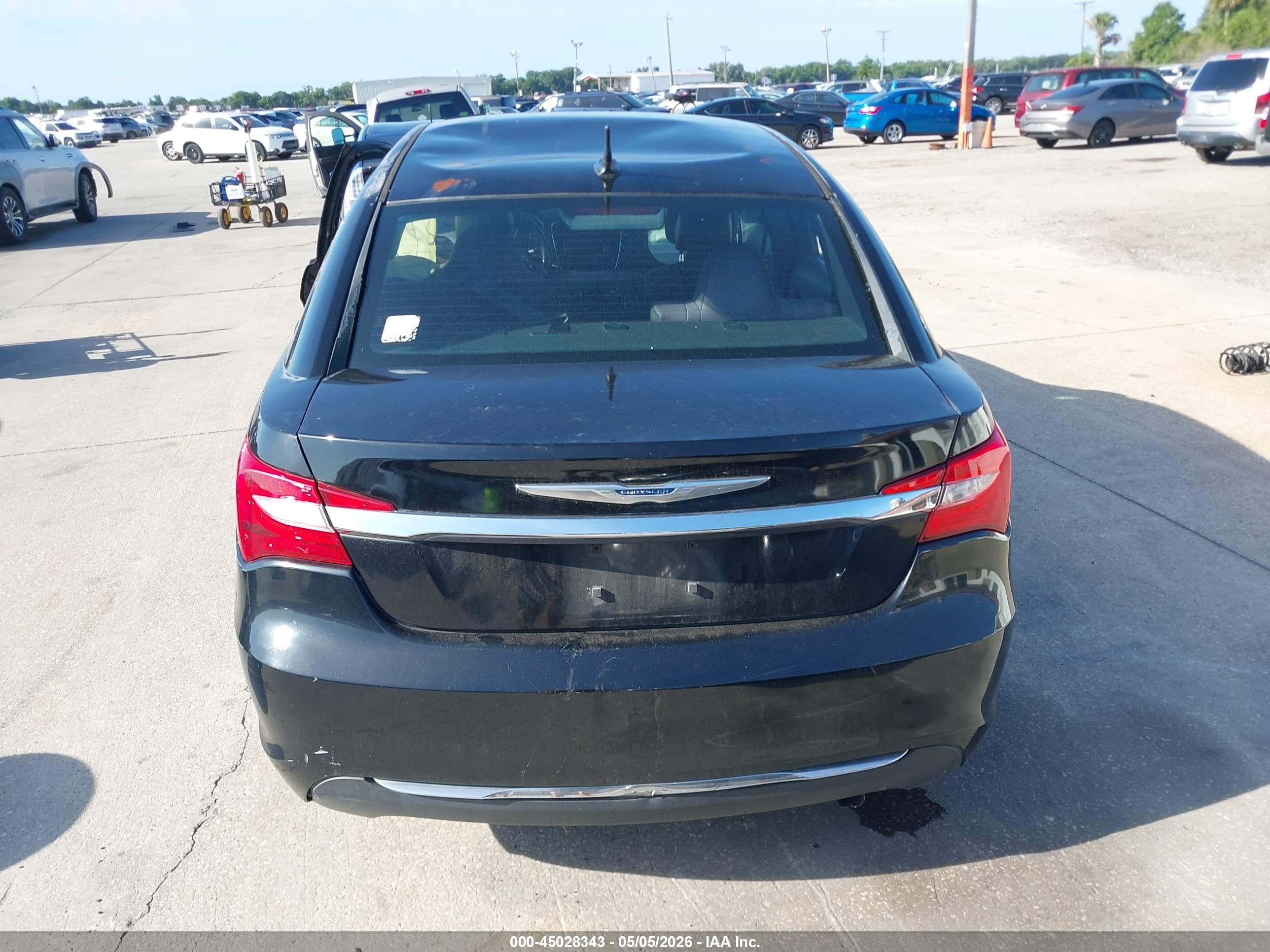2014 Chrysler 200 Touring Black vin: 1C3CCBBB9EN128895