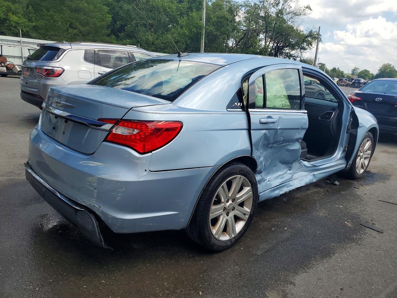 2013 Chrysler 200 Touring Blue vin: 1C3CCBBBXDN546929