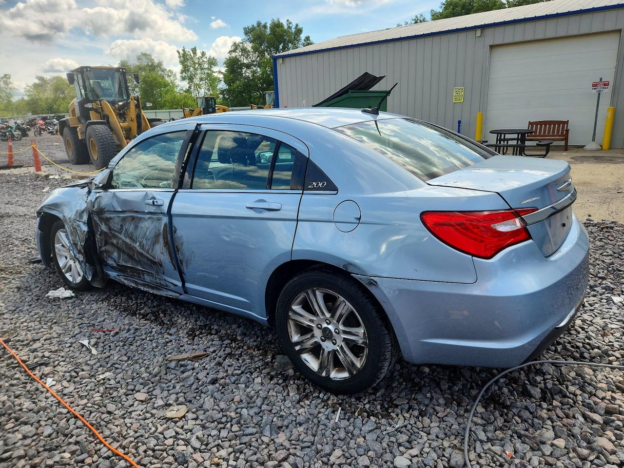 2013 Chrysler 200 Touring Blue vin: 1C3CCBBBXDN596021