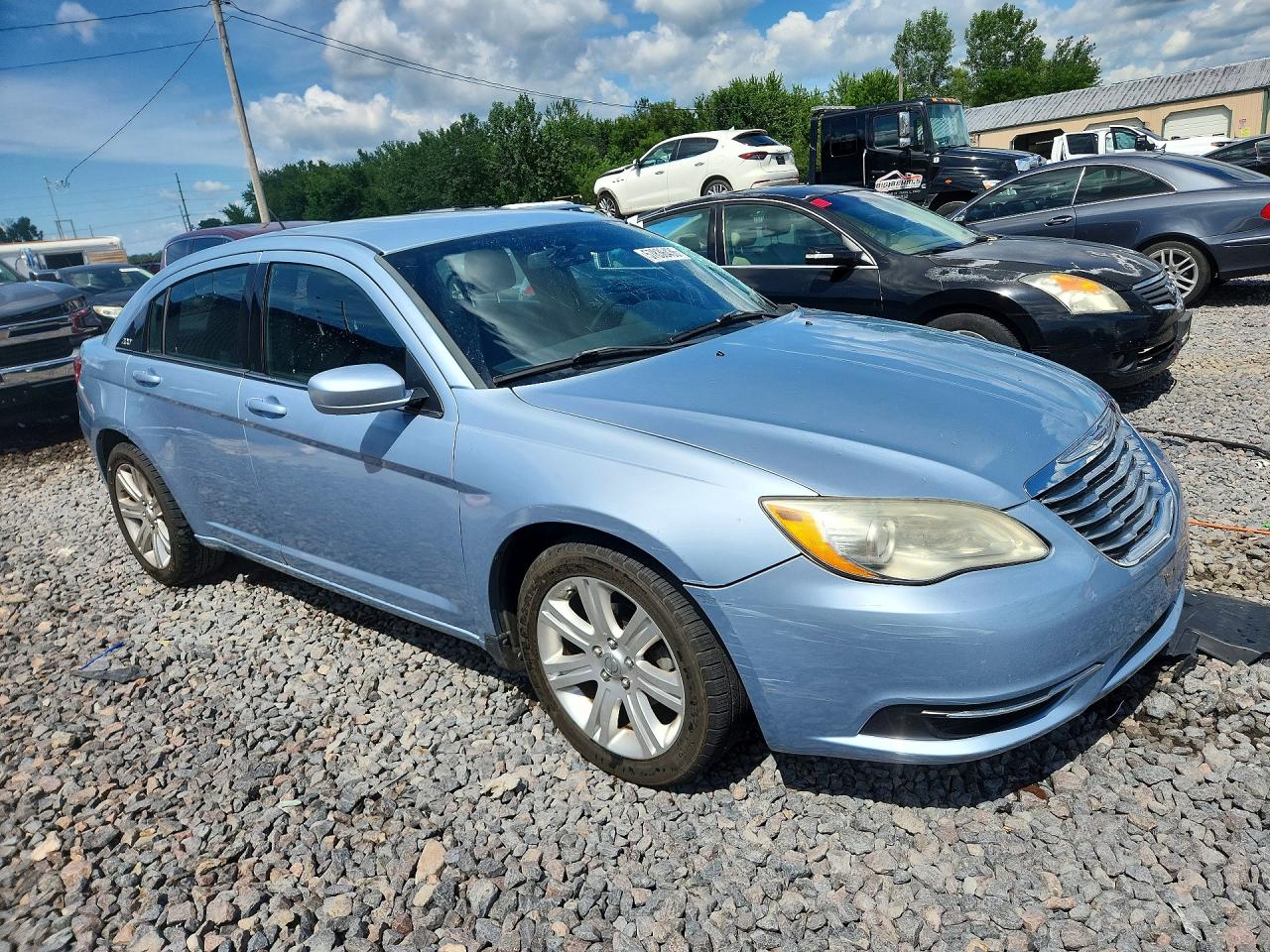 2013 Chrysler 200 Touring Blue vin: 1C3CCBBBXDN596021