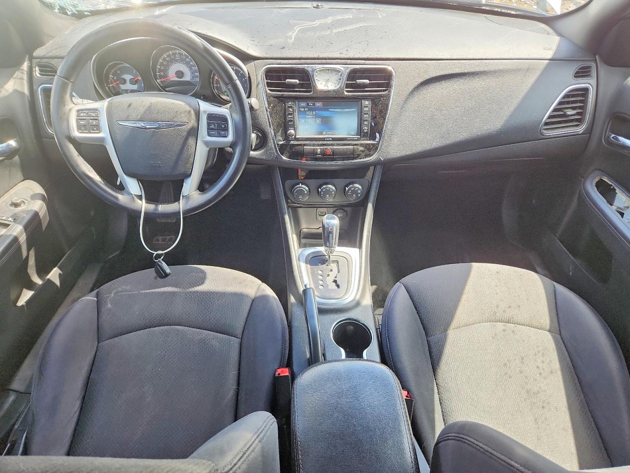 2013 Chrysler 200 Touring Blue vin: 1C3CCBBBXDN596021