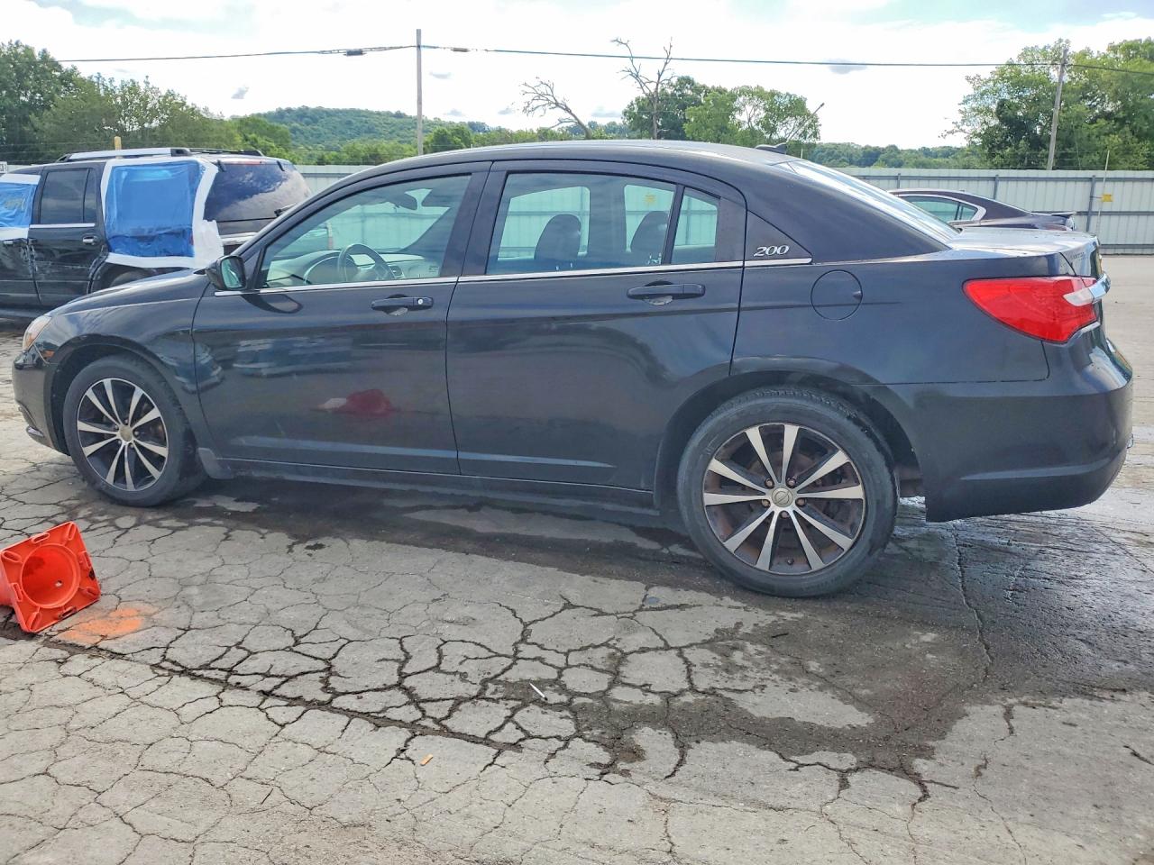 2014 Chrysler 200 Touring Black vin: 1C3CCBBBXEN127545