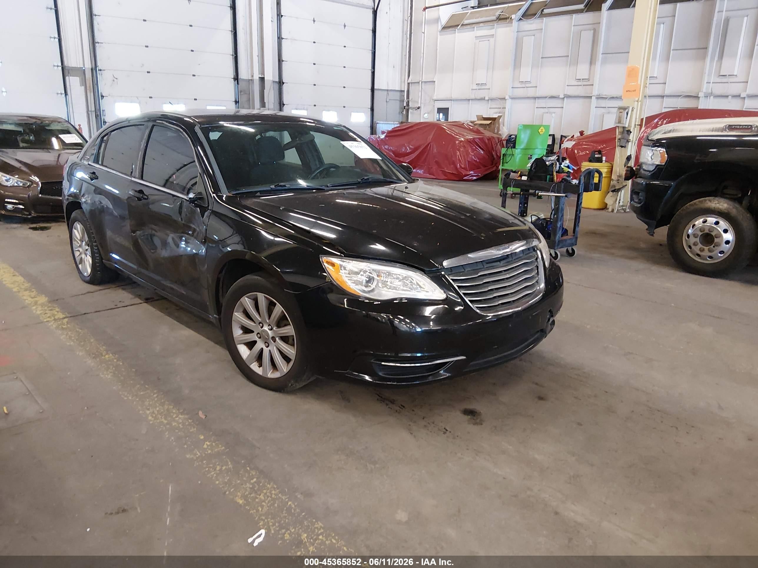 2014 Chrysler 200 Touring Black vin: 1C3CCBBBXEN184974
