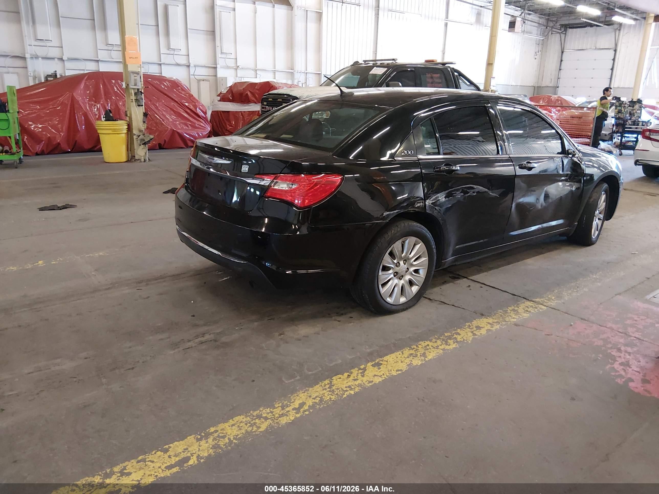 2014 Chrysler 200 Touring Black vin: 1C3CCBBBXEN184974