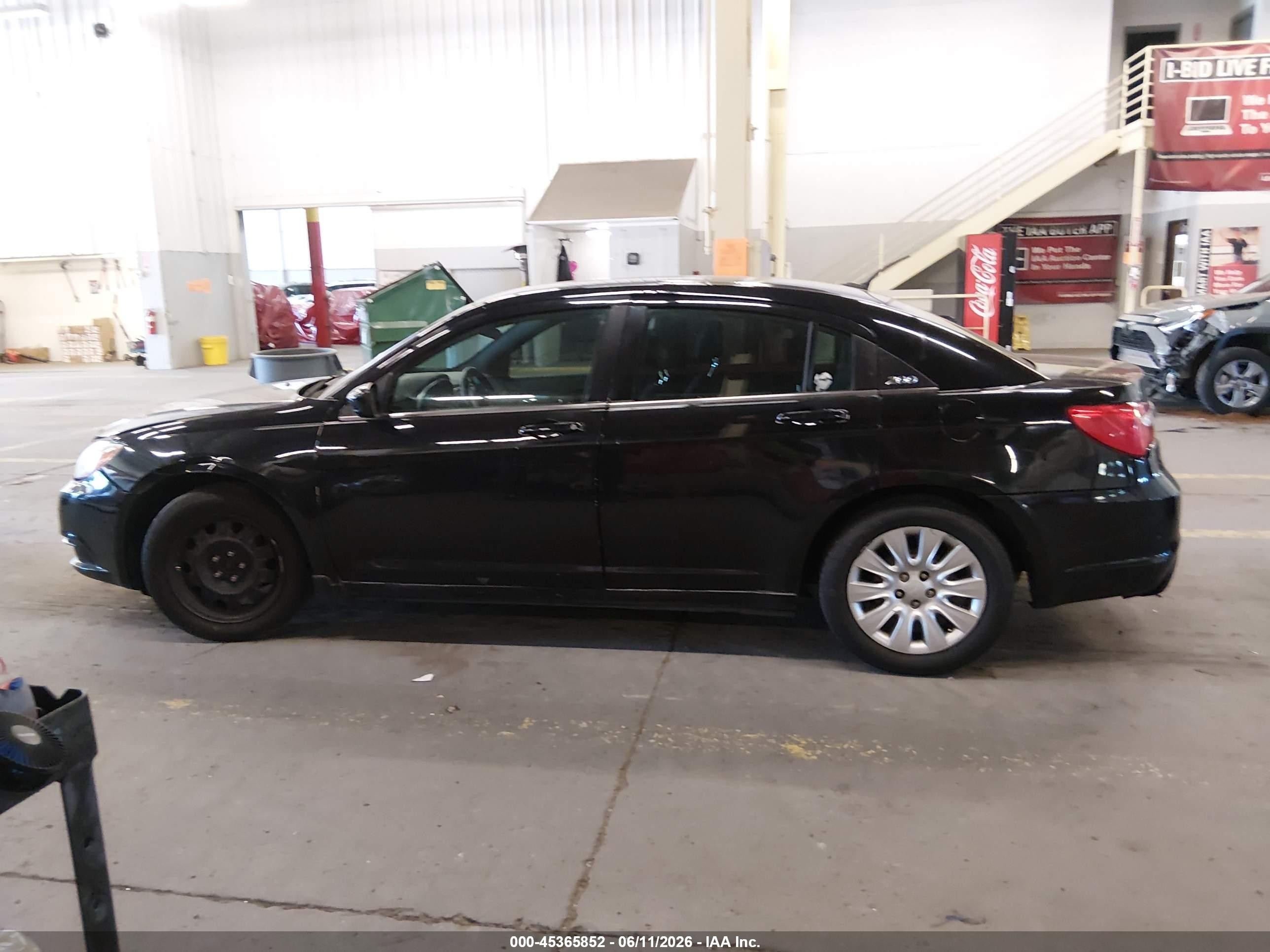 2014 Chrysler 200 Touring Black vin: 1C3CCBBBXEN184974