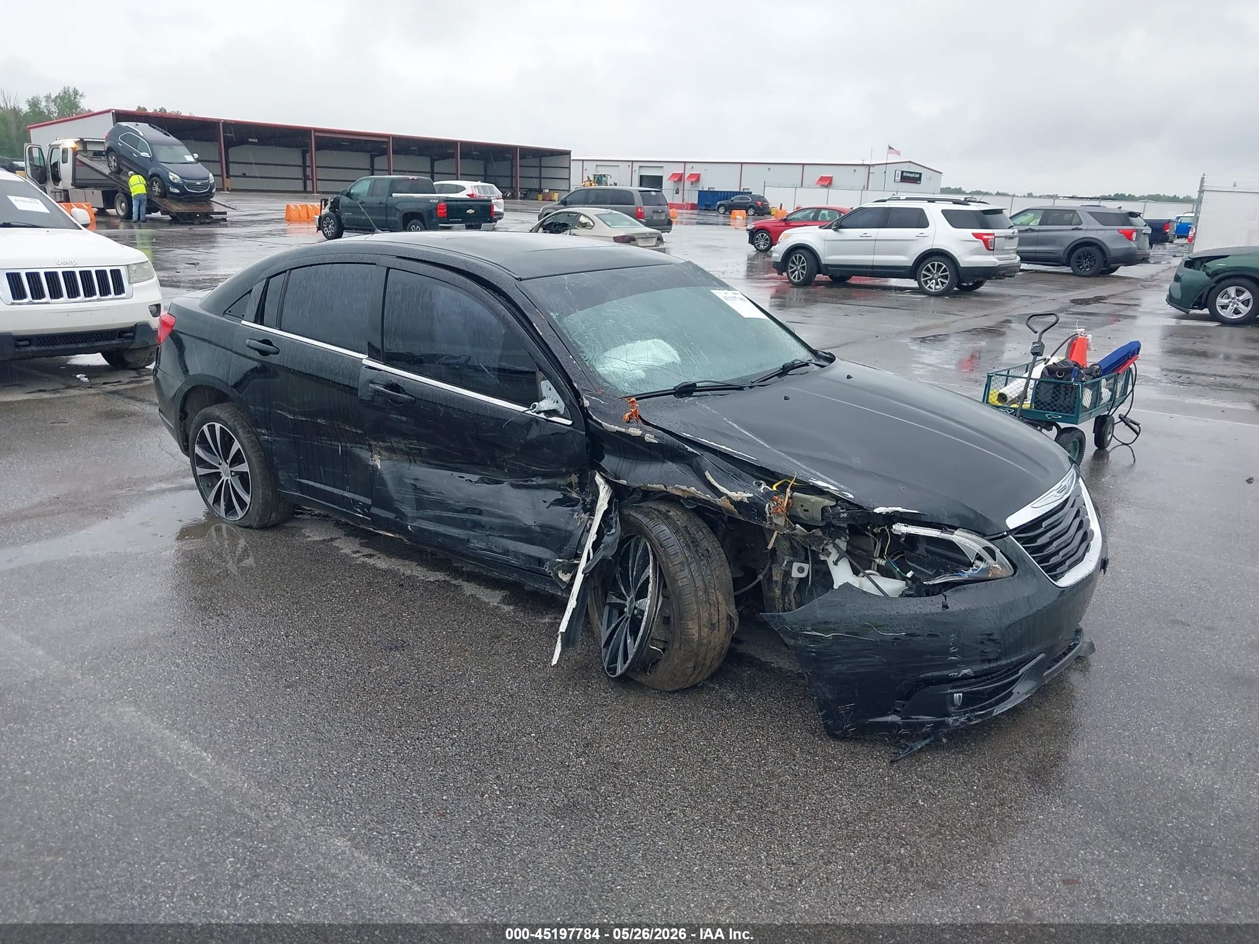2014 Chrysler 200 Touring Black vin: 1C3CCBBBXEN198065