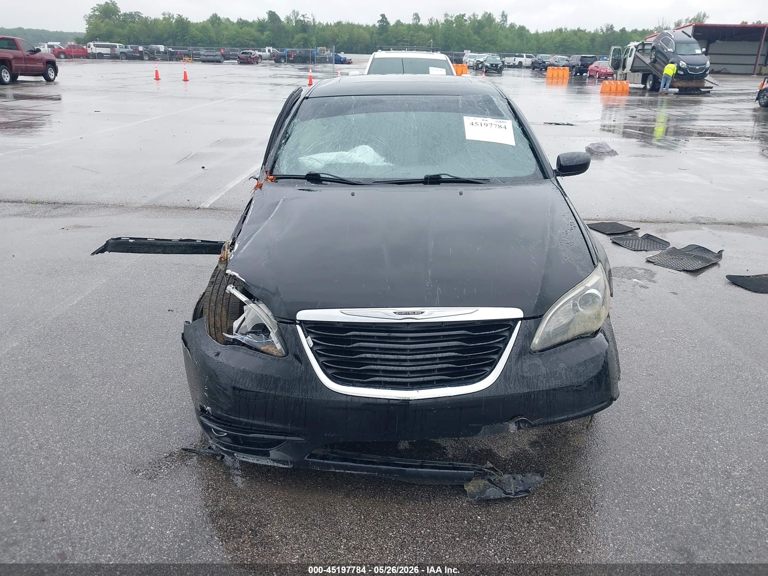 2014 Chrysler 200 Touring Black vin: 1C3CCBBBXEN198065