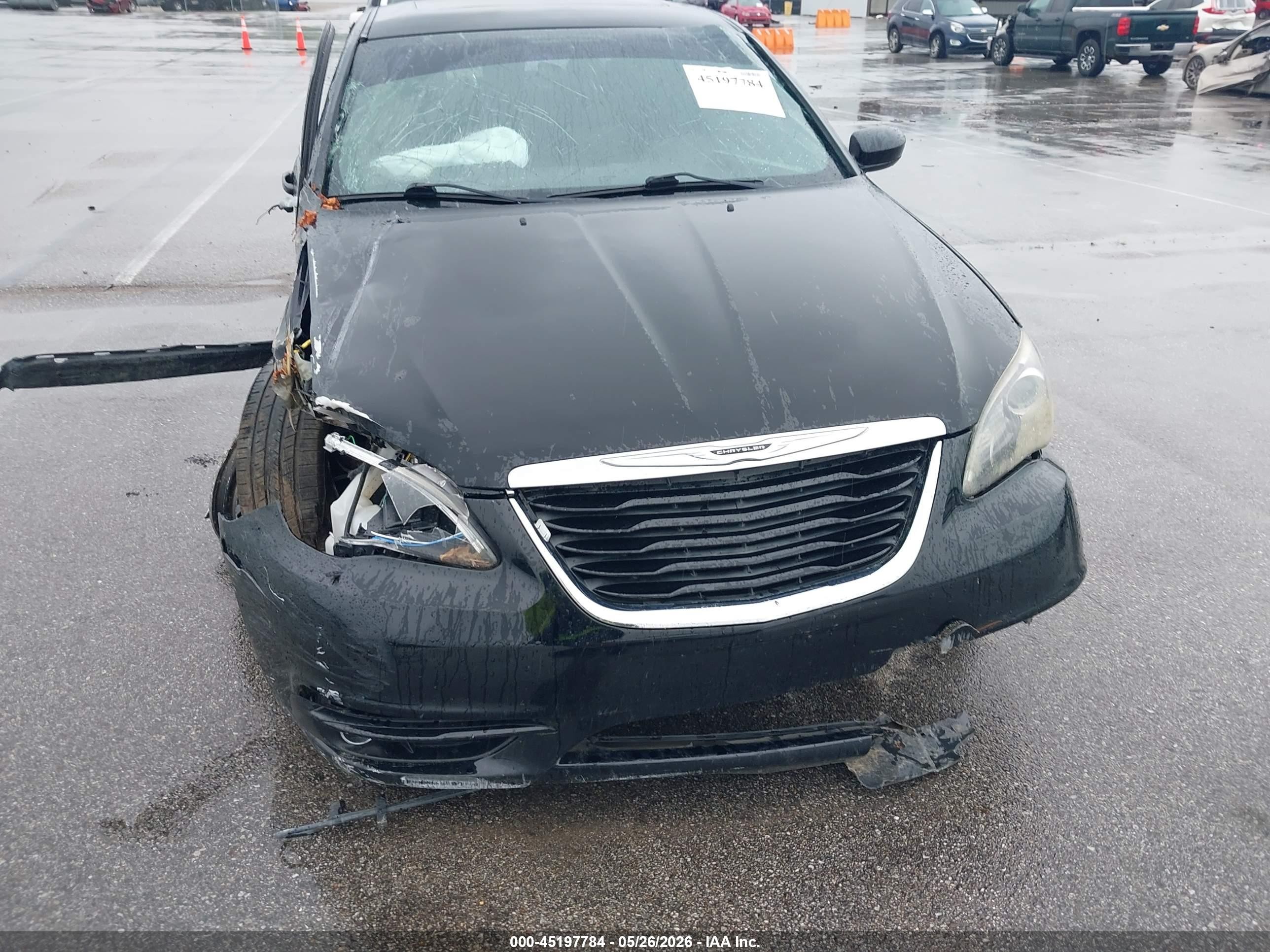 2014 Chrysler 200 Touring Black vin: 1C3CCBBBXEN198065