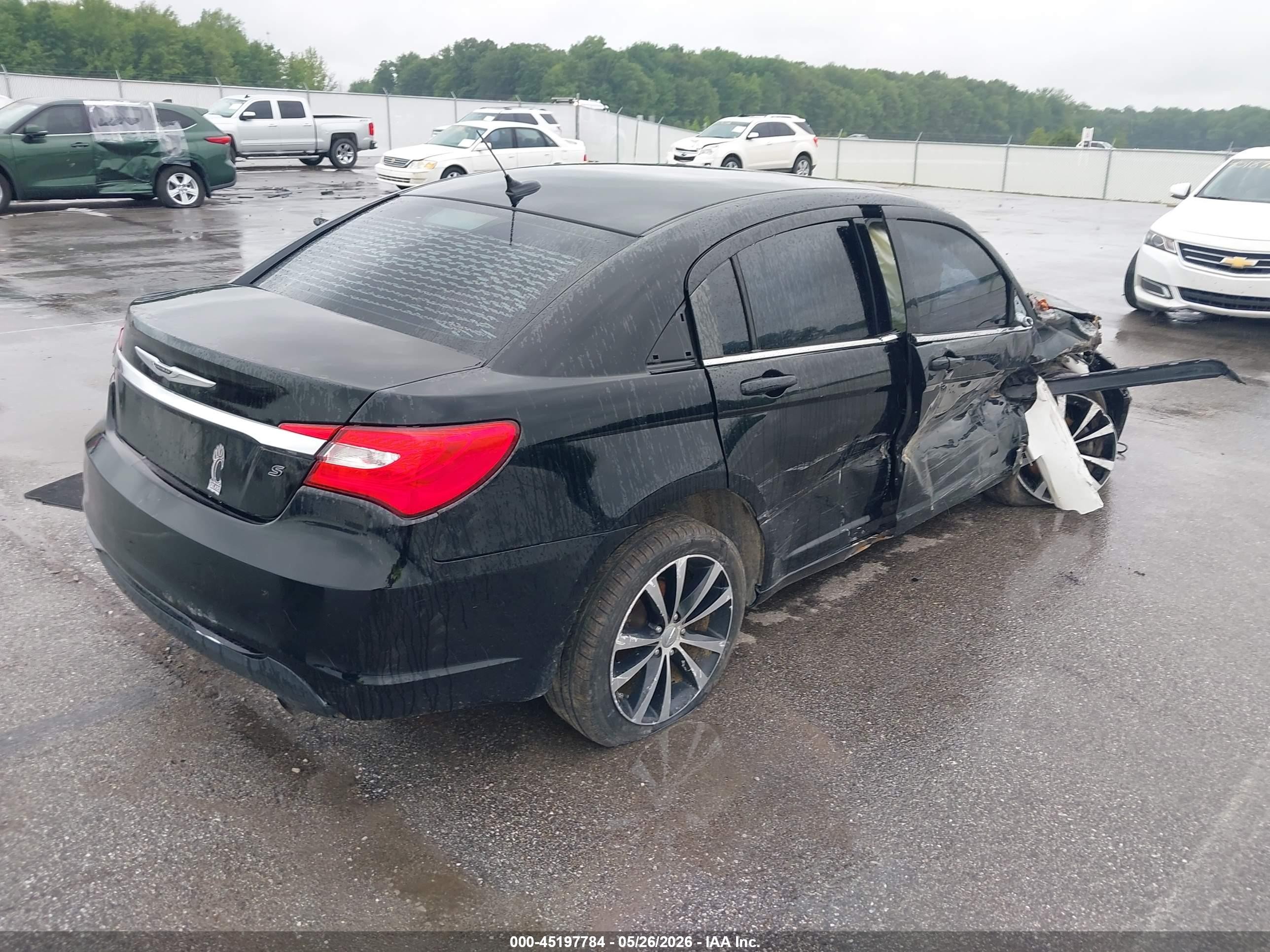 2014 Chrysler 200 Touring Black vin: 1C3CCBBBXEN198065