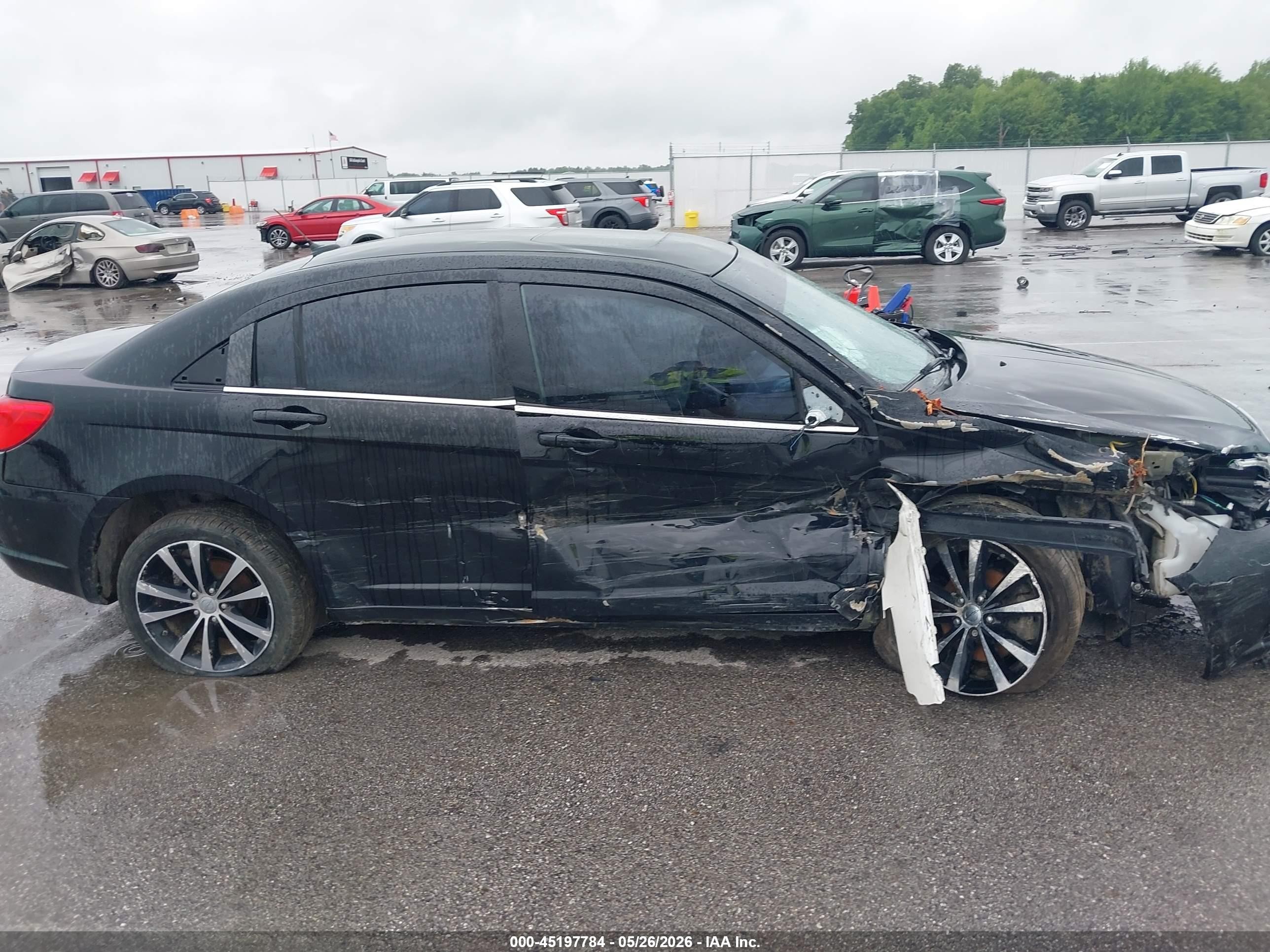 2014 Chrysler 200 Touring Black vin: 1C3CCBBBXEN198065