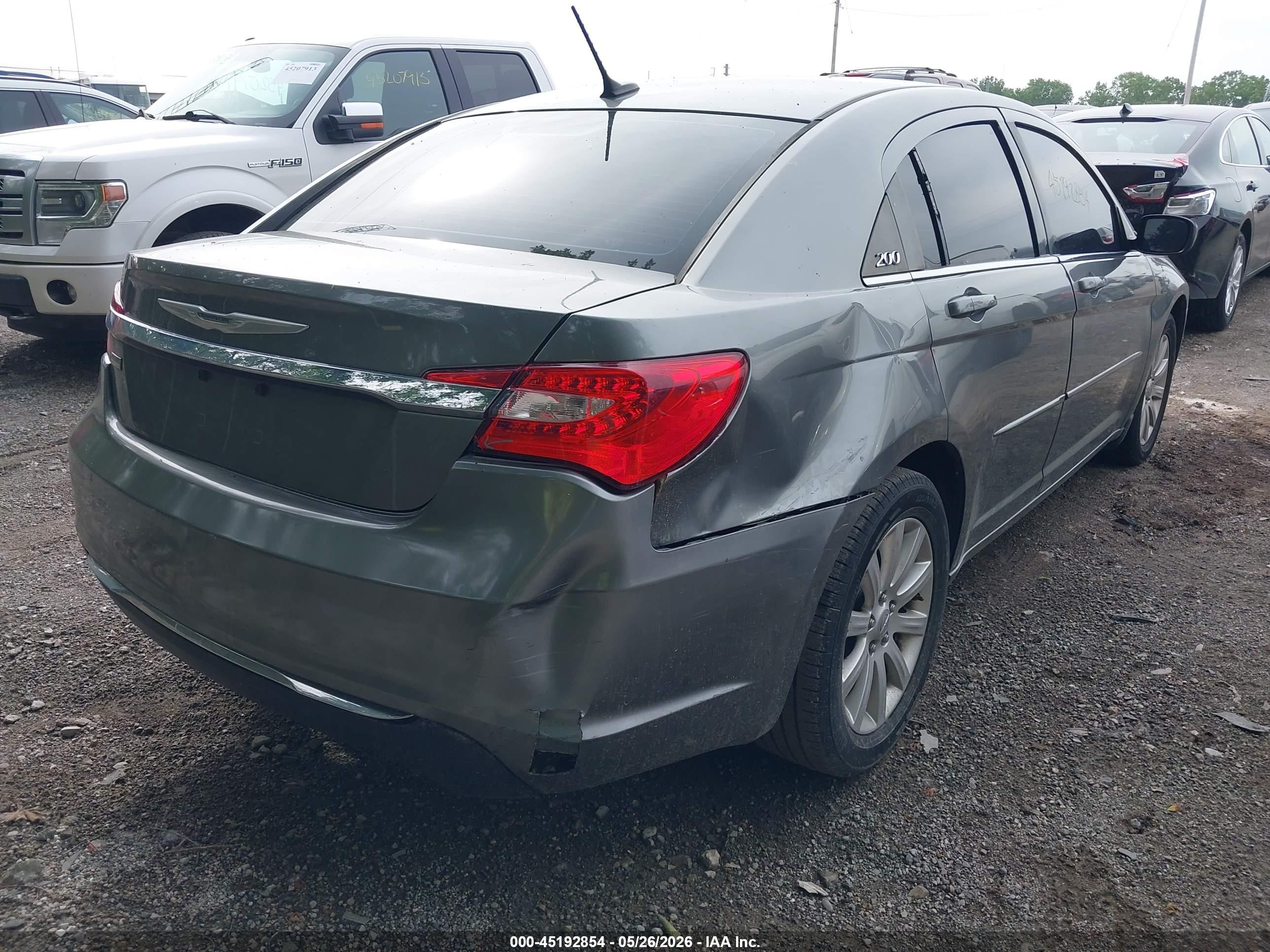 2013 Chrysler 200 Touring Black vin: 1C3CCBBG0DN703833