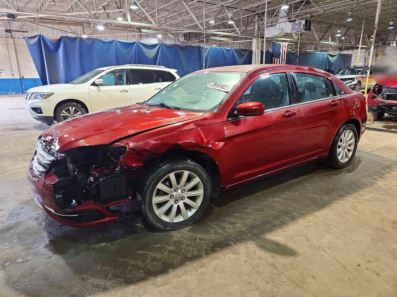 2014 Chrysler 200 Touring Красный vin: 1C3CCBBG0EN115075