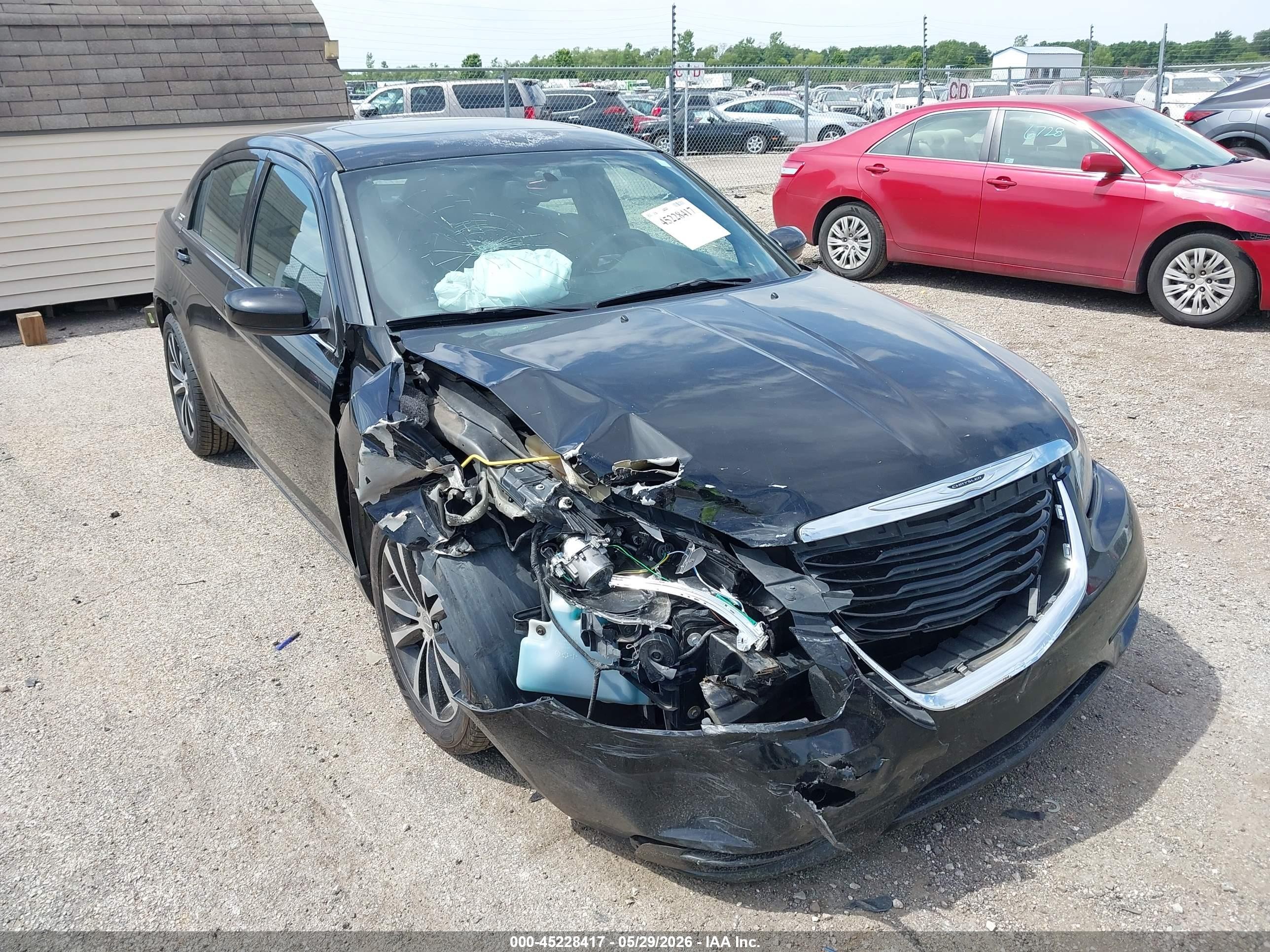 2014 Chrysler 200 Touring Черный vin: 1C3CCBBG1EN159540