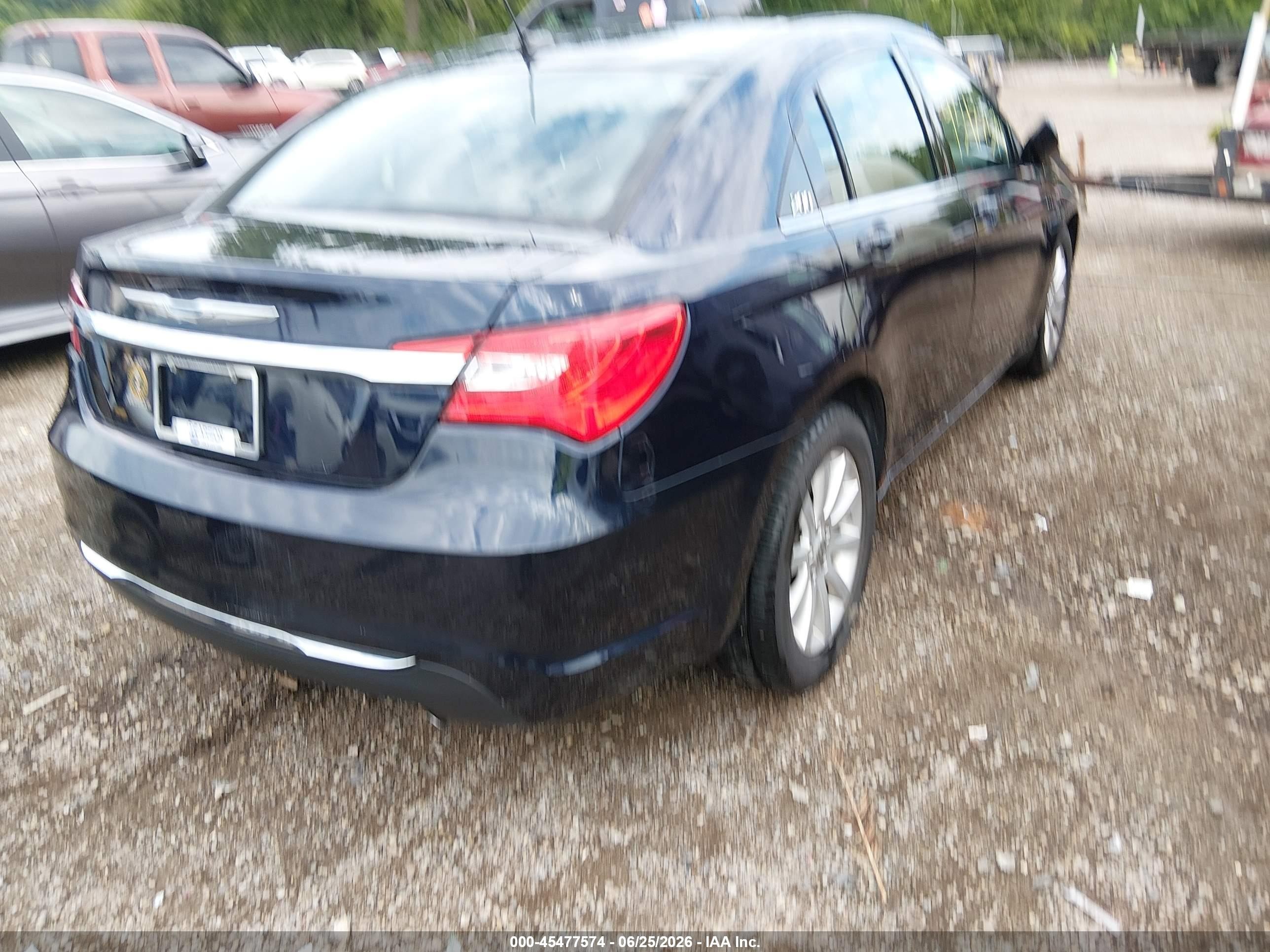 2012 Chrysler 200 Touring Dark Blue vin: 1C3CCBBG2CN188607