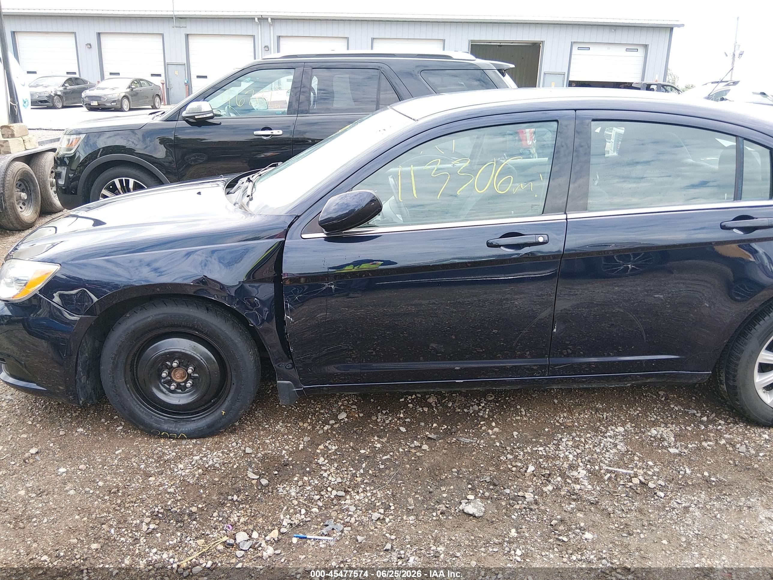 2012 Chrysler 200 Touring Dark Blue vin: 1C3CCBBG2CN188607