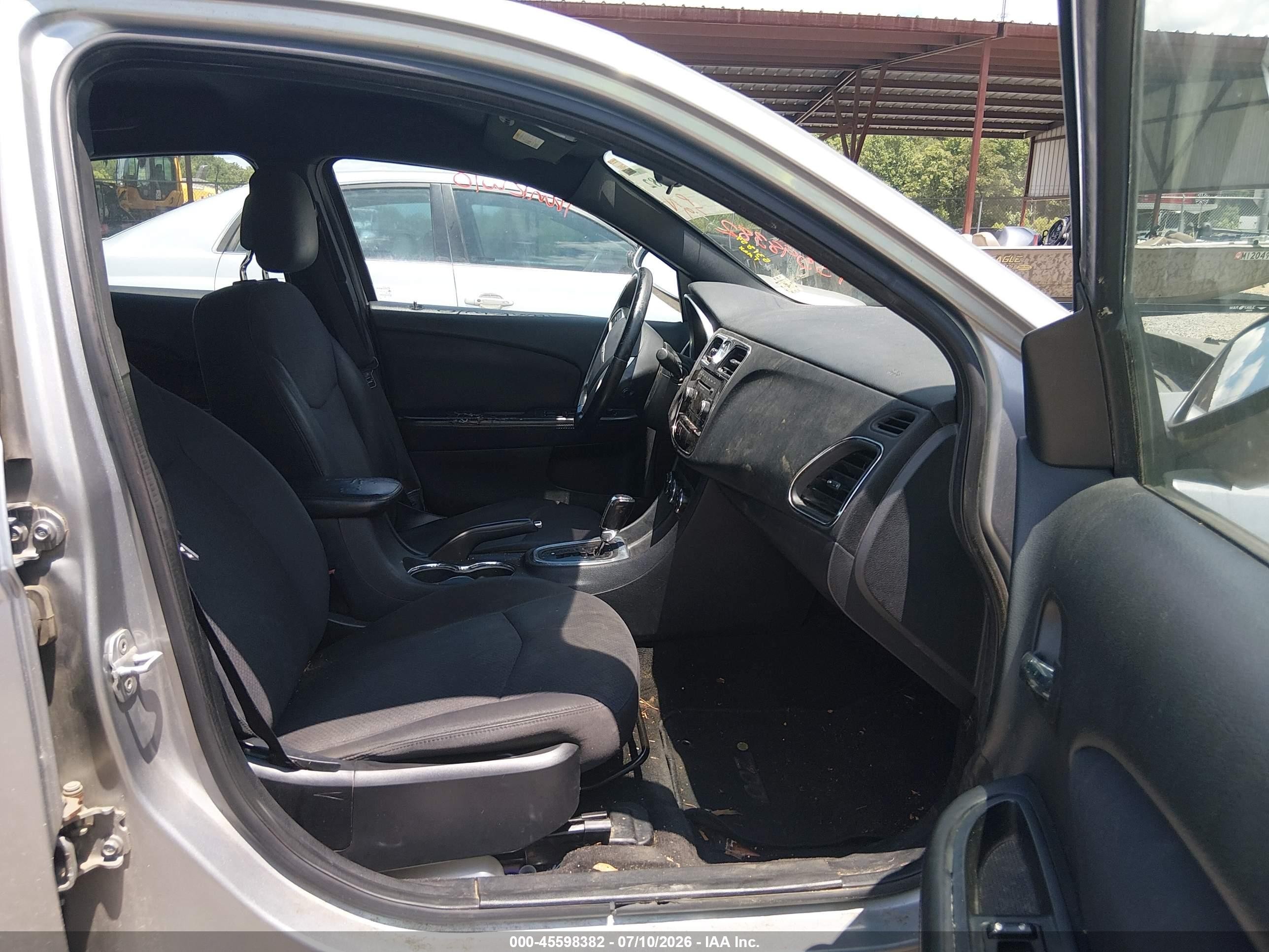 2013 Chrysler 200 Touring Silver vin: 1C3CCBBG2DN531854