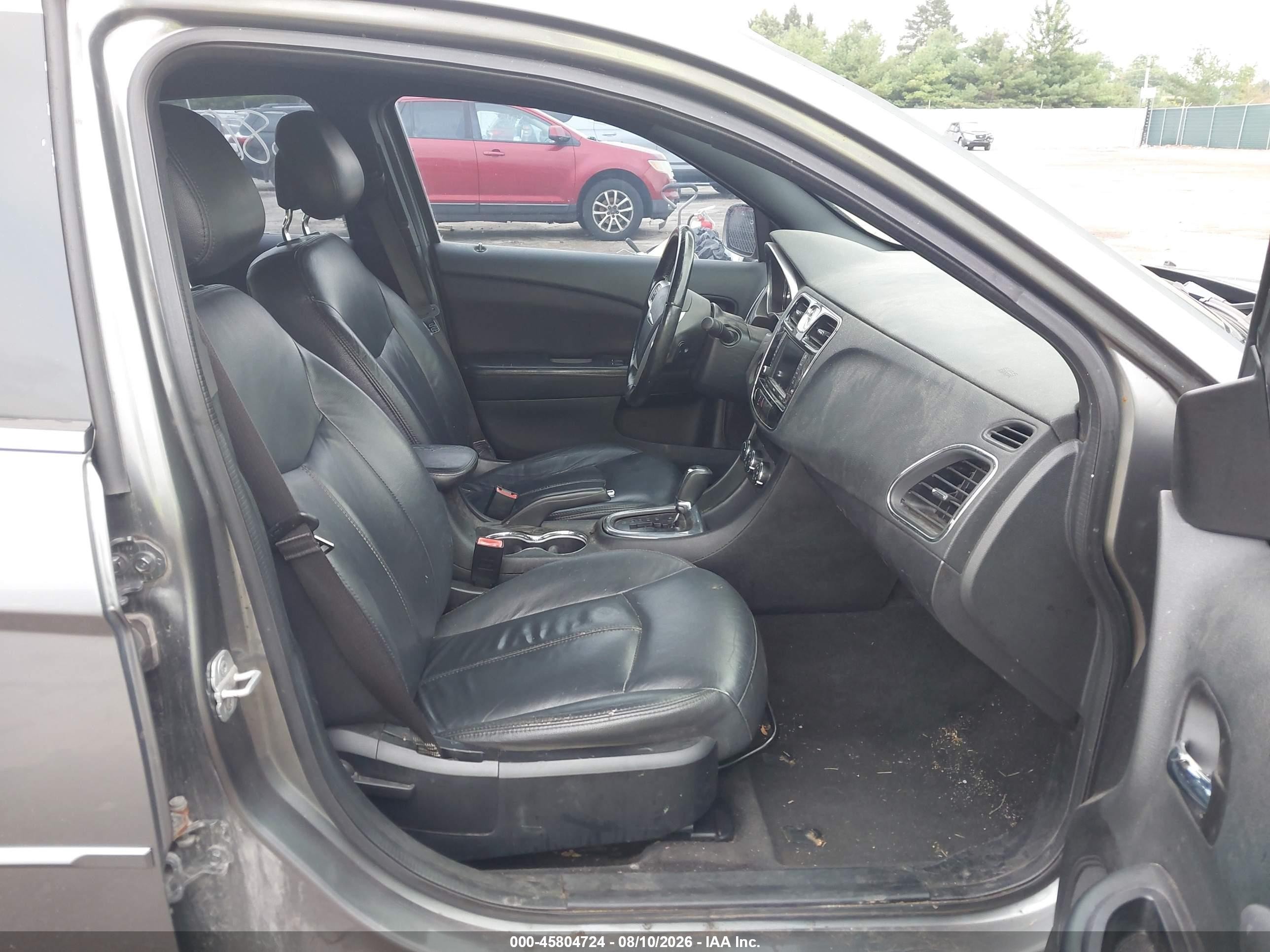 2013 Chrysler 200 Touring Gray vin: 1C3CCBBG2DN703557