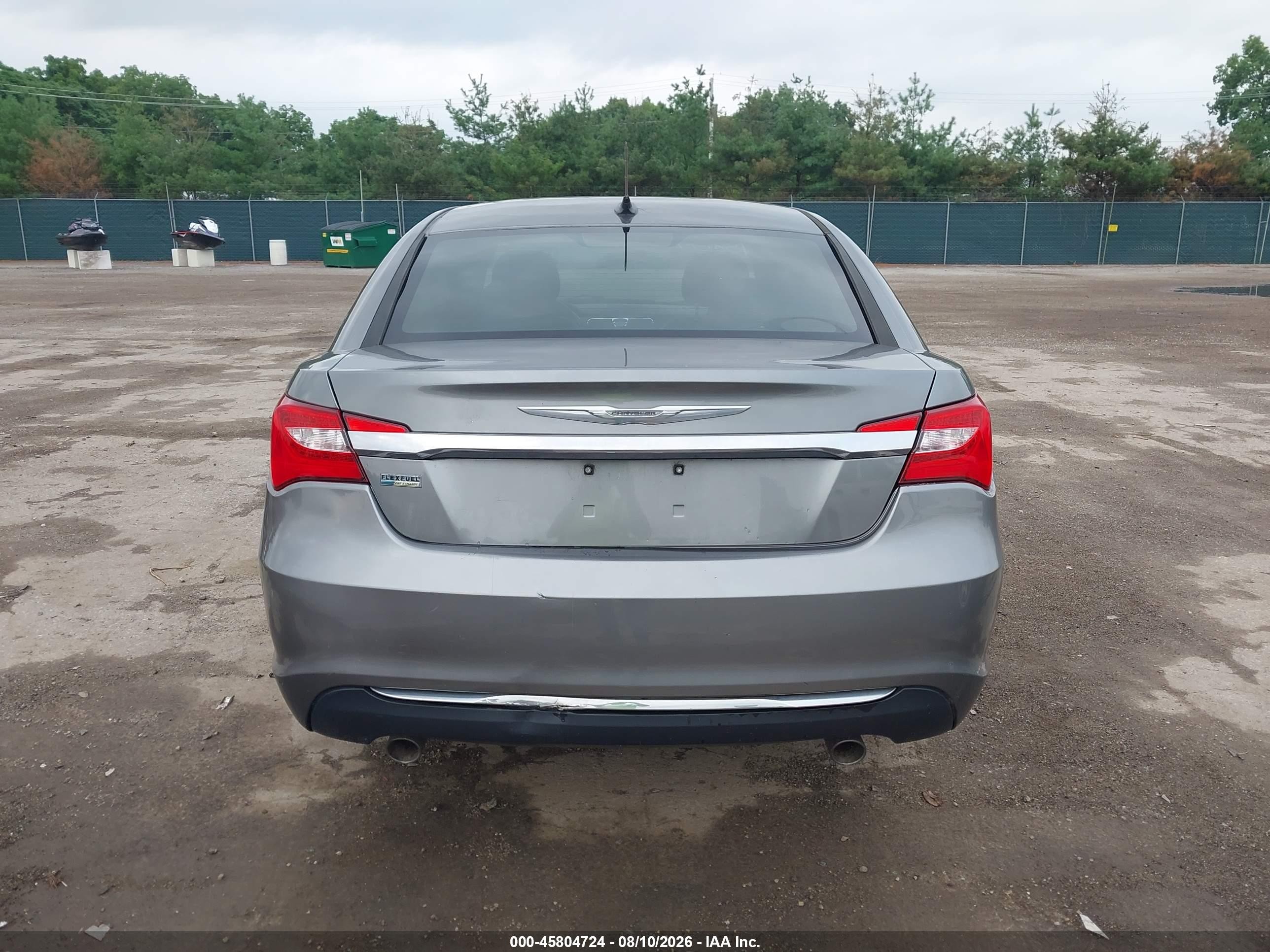 2013 Chrysler 200 Touring Gray vin: 1C3CCBBG2DN703557