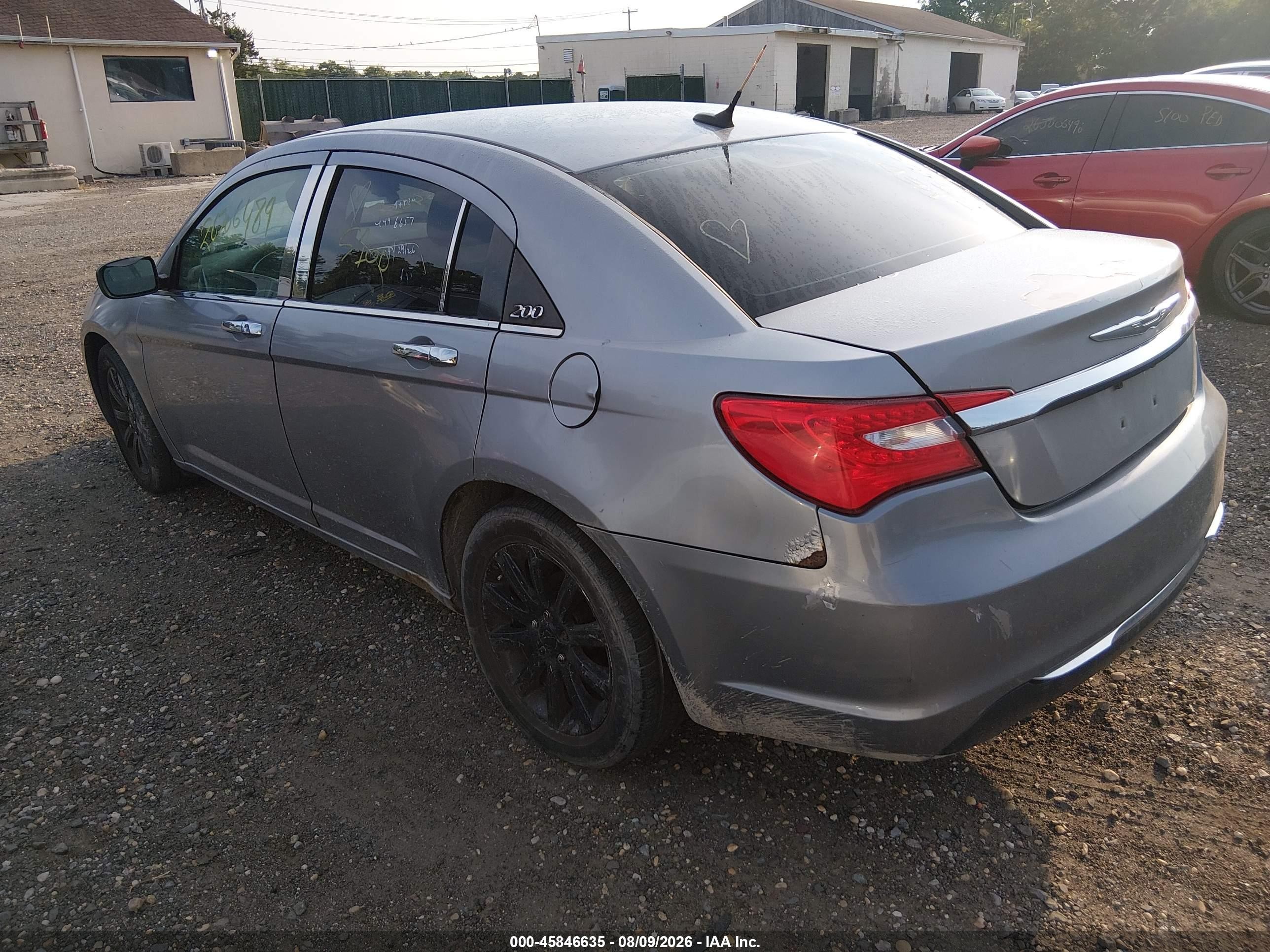 2014 Chrysler 200 Touring Серый vin: 1C3CCBBG2EN114915