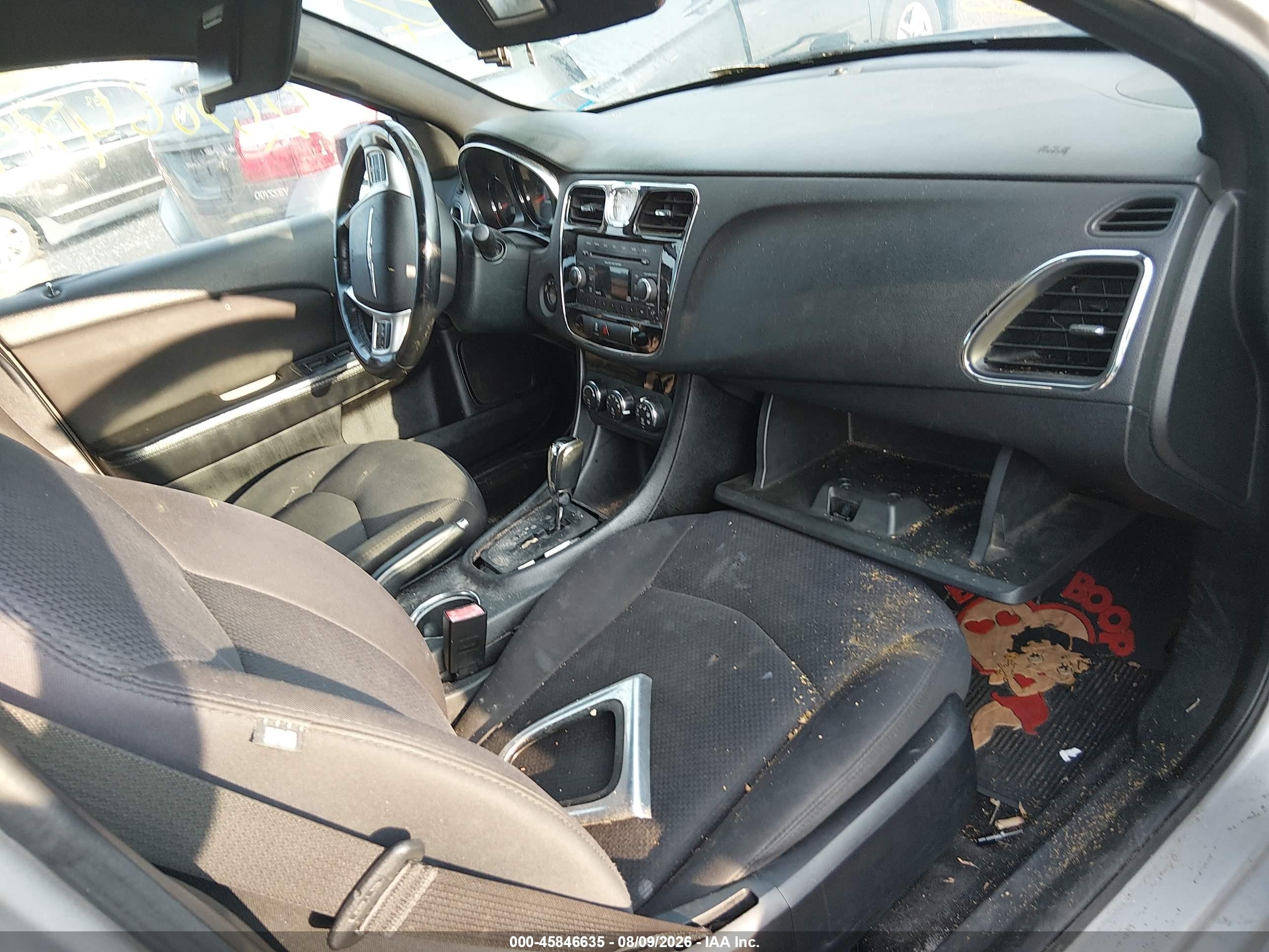 2014 Chrysler 200 Touring Серый vin: 1C3CCBBG2EN114915