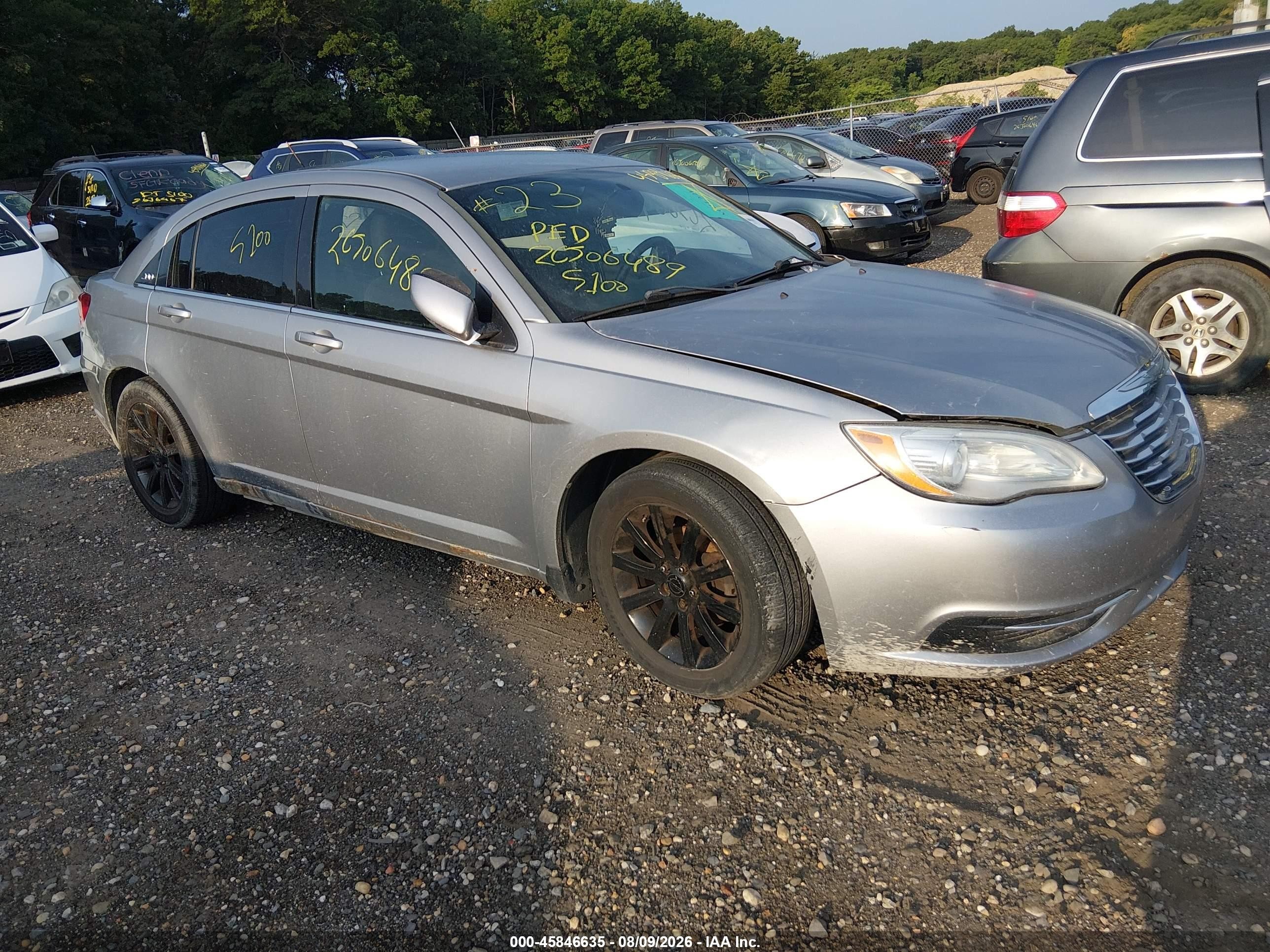 2014 Chrysler 200 Touring Серый vin: 1C3CCBBG2EN114915