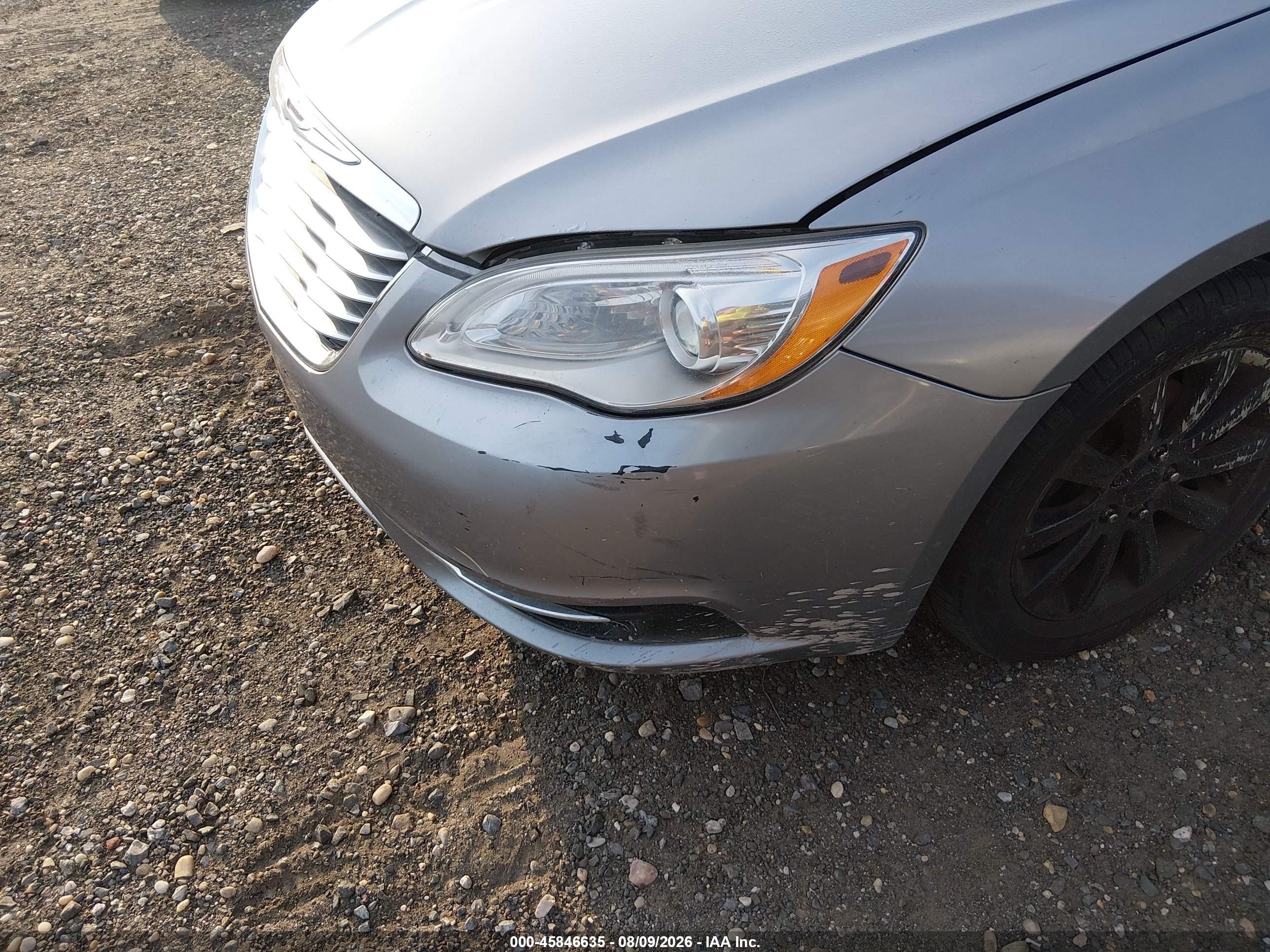 2014 Chrysler 200 Touring Серый vin: 1C3CCBBG2EN114915