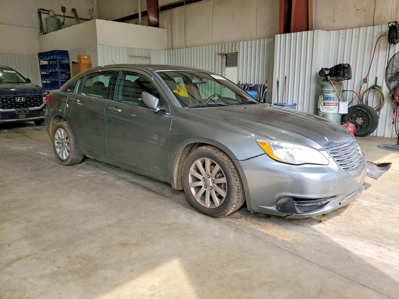 2012 Chrysler 200 Touring Gray vin: 1C3CCBBG3CN151579