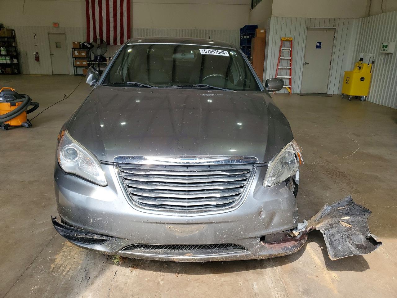2012 Chrysler 200 Touring Gray vin: 1C3CCBBG3CN151579