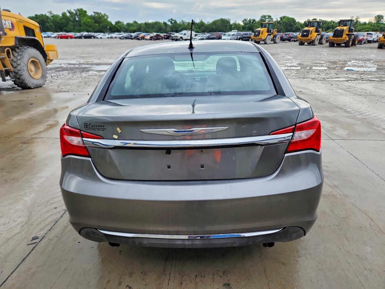 2012 Chrysler 200 Touring Gray vin: 1C3CCBBG3CN152859