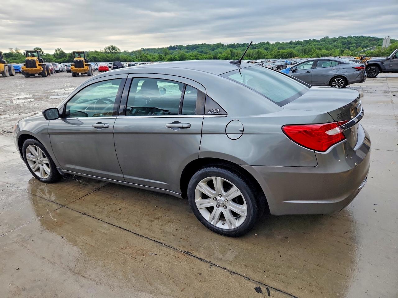 2012 Chrysler 200 Touring Gray vin: 1C3CCBBG3CN152859