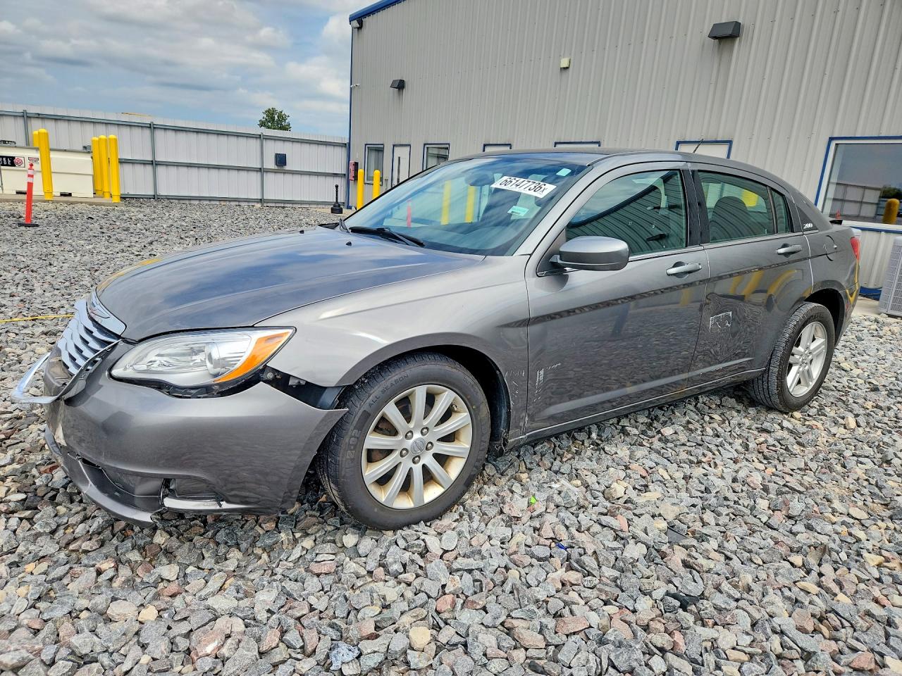 2012 Chrysler 200 Touring Gray vin: 1C3CCBBG3CN303490