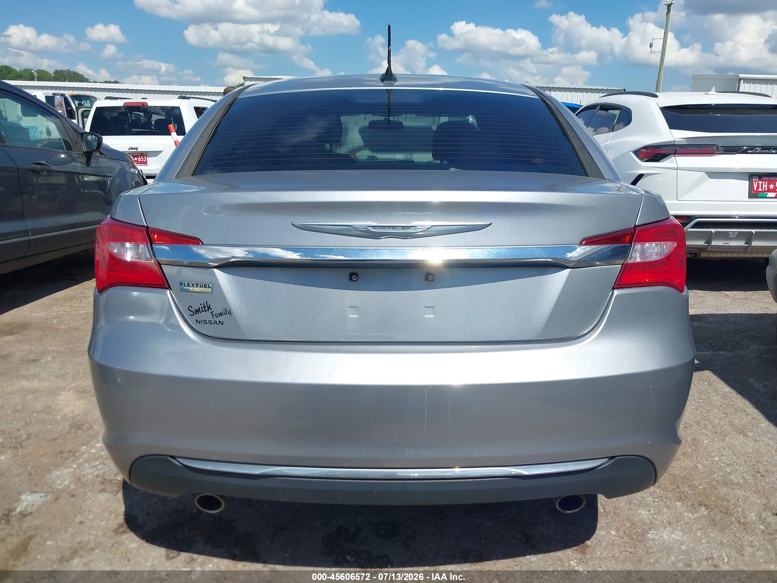 2014 Chrysler 200 Touring Серебряный vin: 1C3CCBBG3EN105897