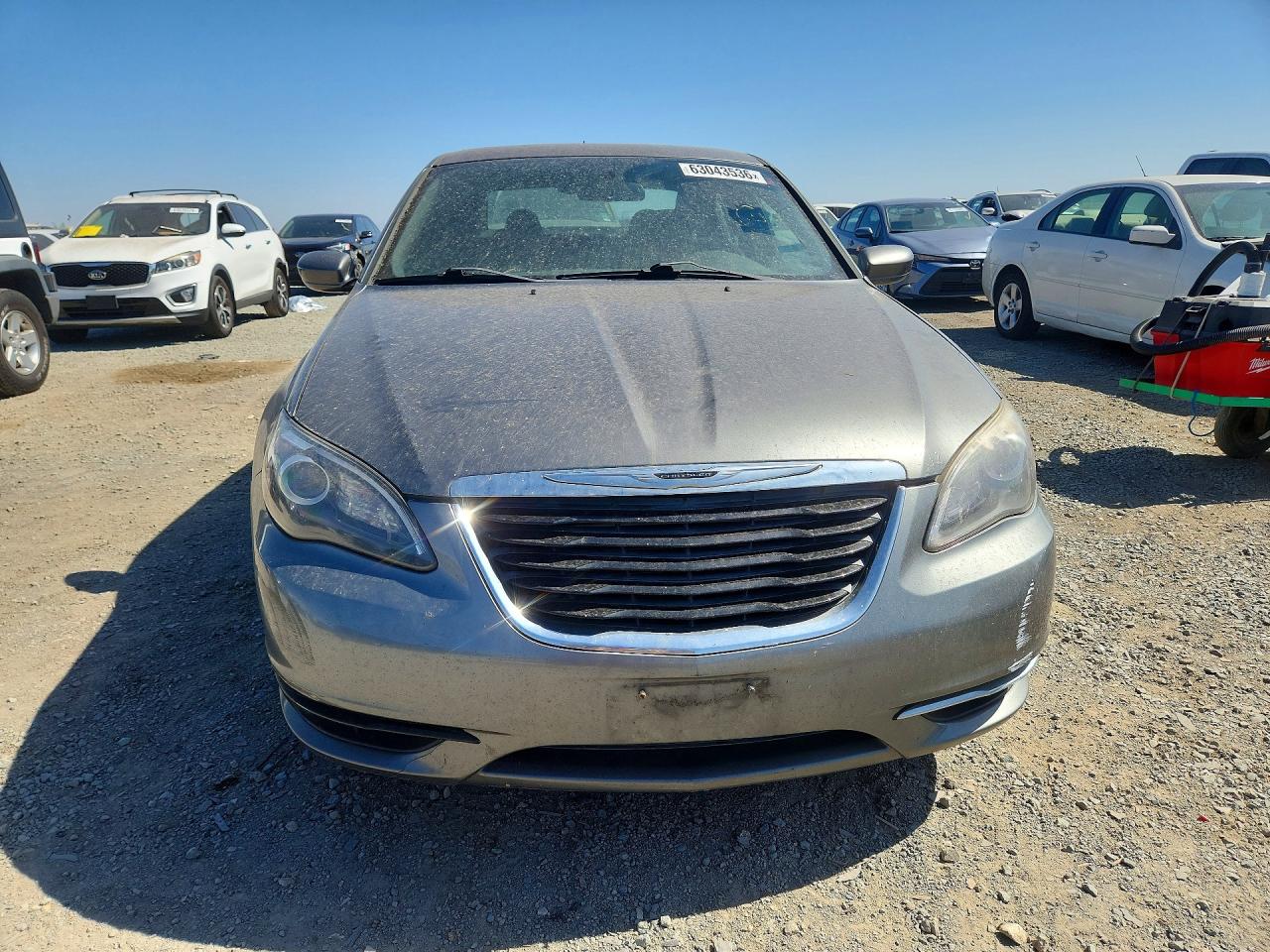 2012 Chrysler 200 Touring Gray vin: 1C3CCBBG4CN304695