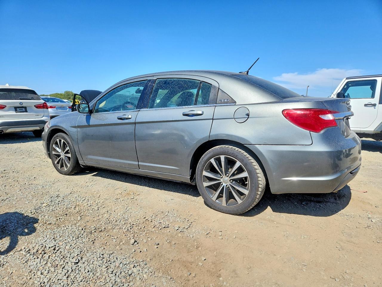 2012 Chrysler 200 Touring Gray vin: 1C3CCBBG4CN304695