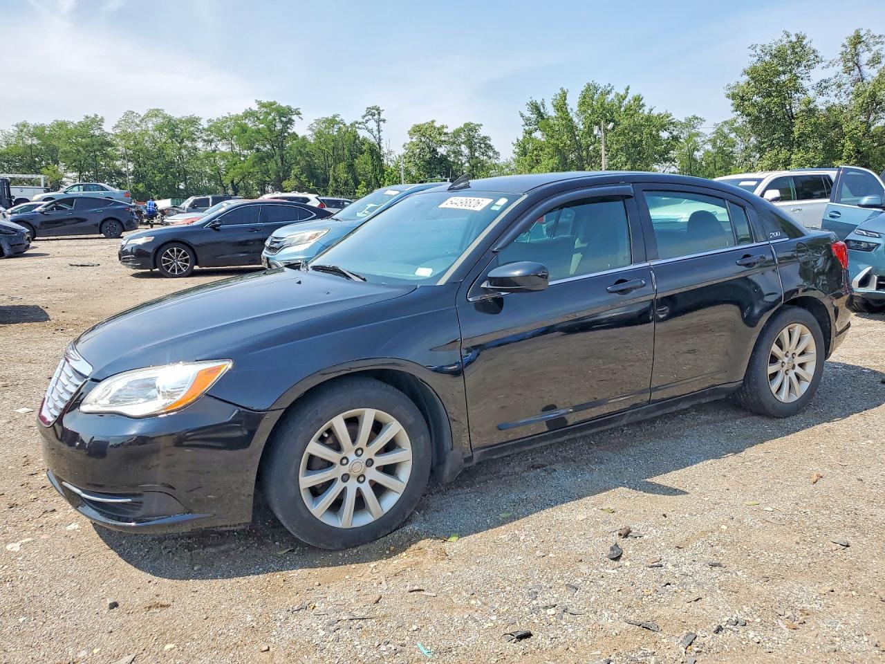 2014 Chrysler 200 Touring Черный vin: 1C3CCBBG4EN106749