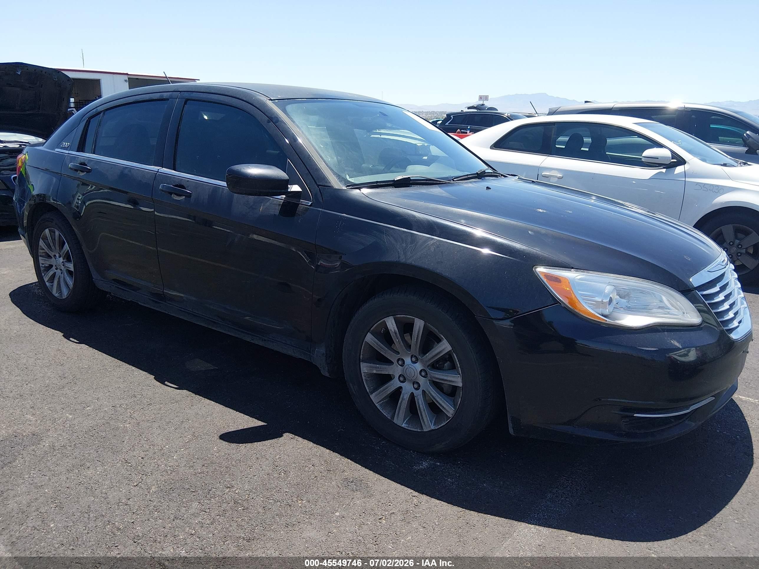 2014 Chrysler 200 Touring Black vin: 1C3CCBBG5EN113953