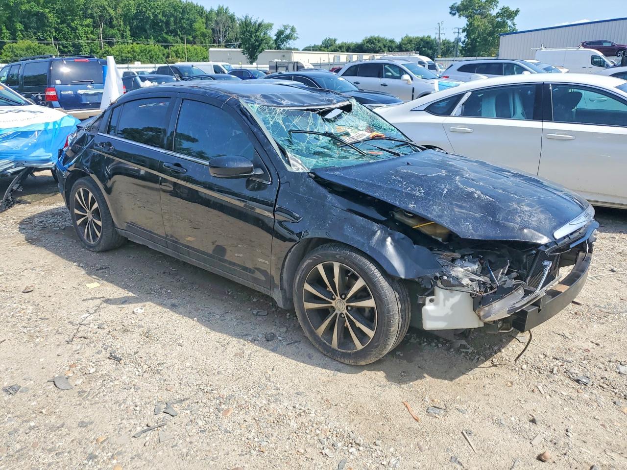 2014 Chrysler 200 Touring Black vin: 1C3CCBBG5EN151666