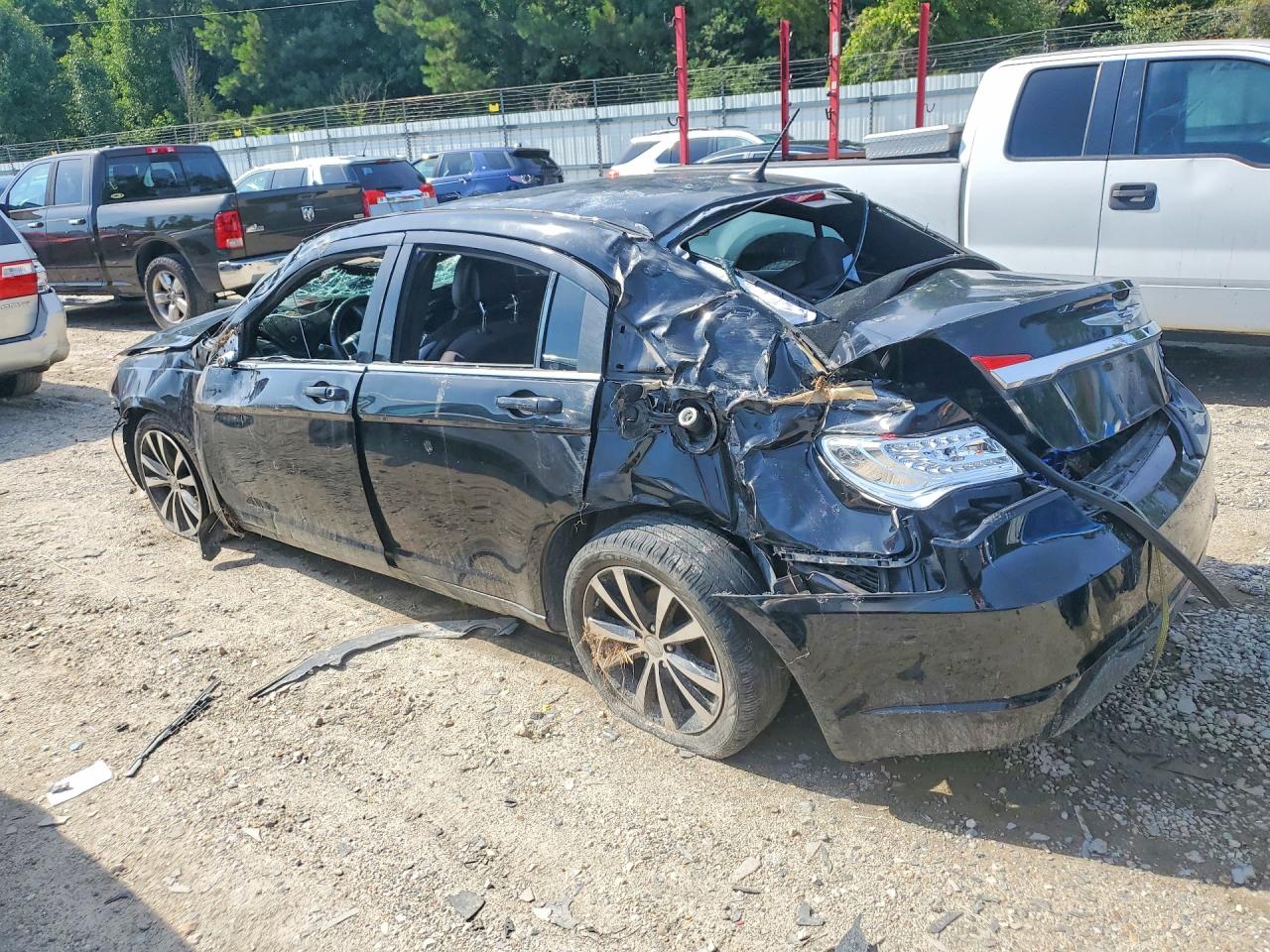 2014 Chrysler 200 Touring Black vin: 1C3CCBBG5EN151666