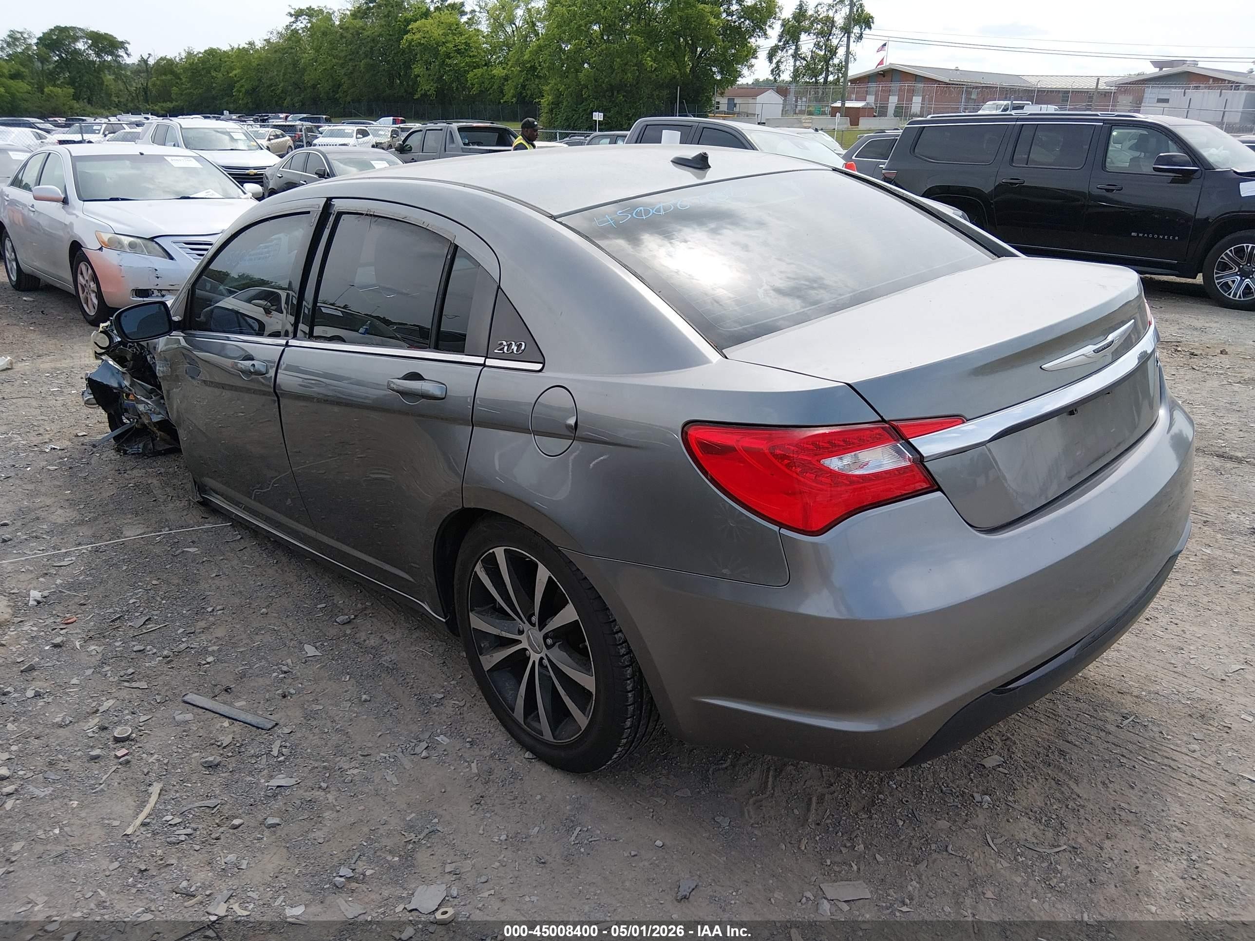2013 Chrysler 200 Touring Gray vin: 1C3CCBBG6DN737453