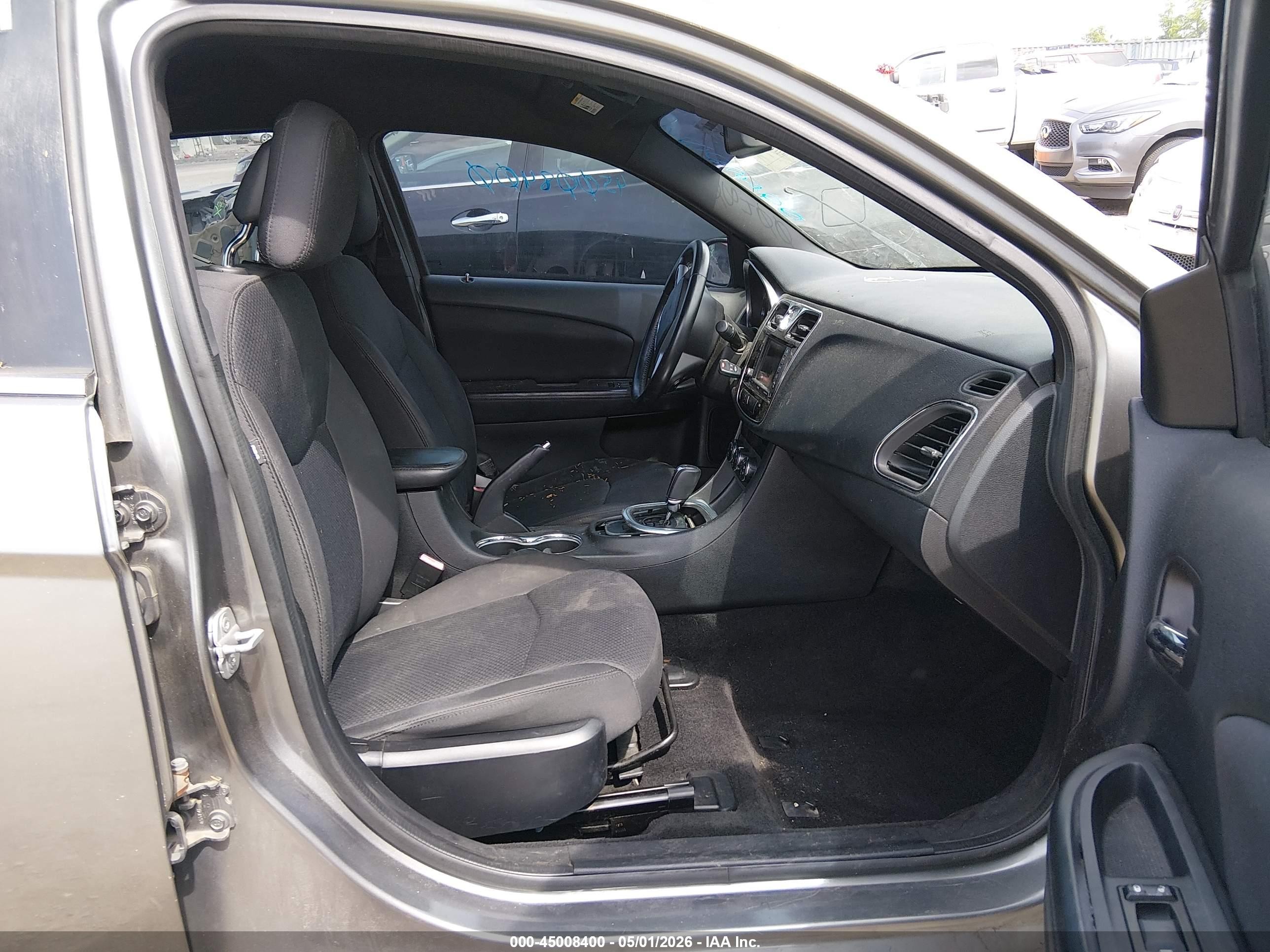 2013 Chrysler 200 Touring Gray vin: 1C3CCBBG6DN737453